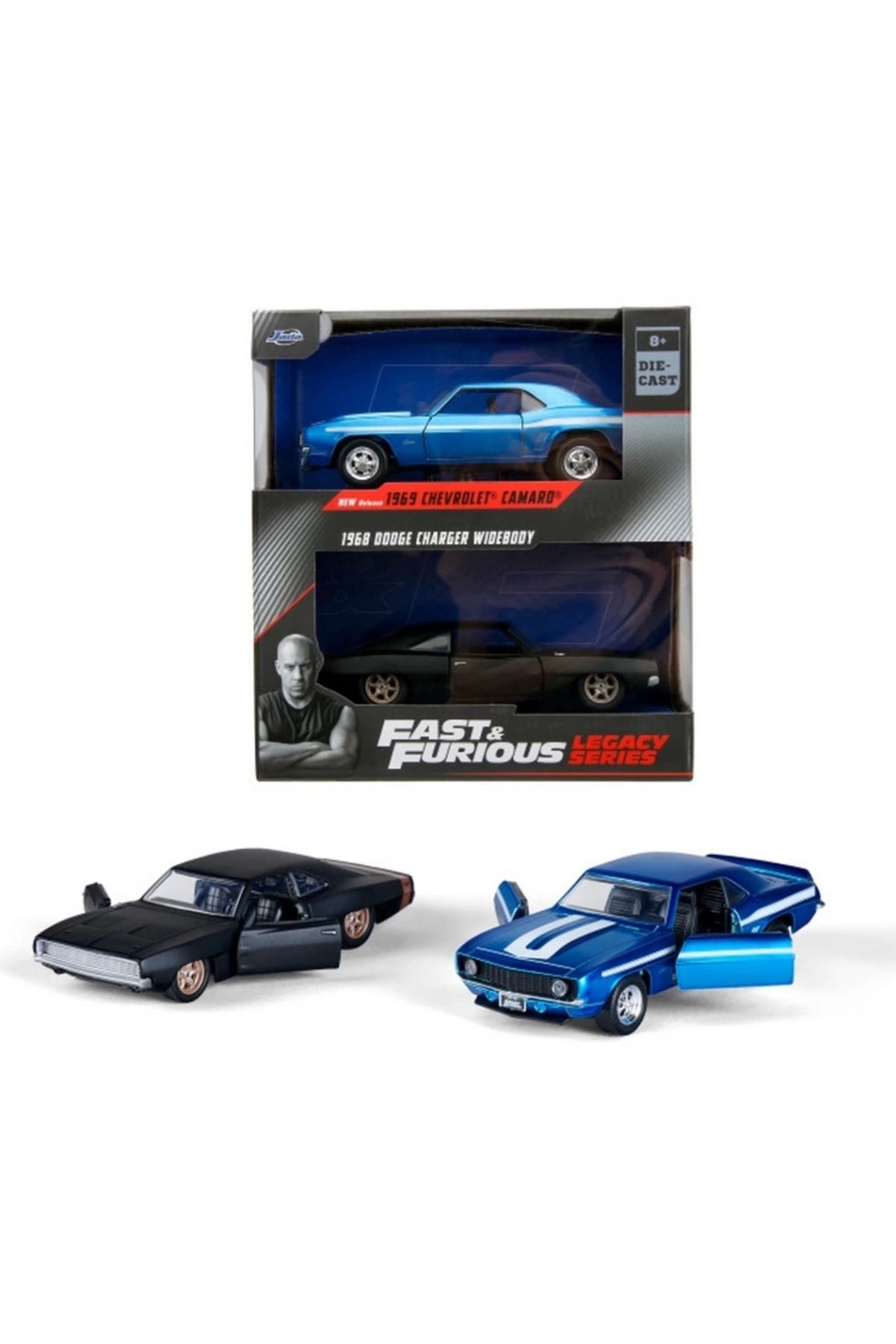 Finetoo Fast & Furious 1/32 Legacy Series Twin Pack Gerçekçi Model Araba