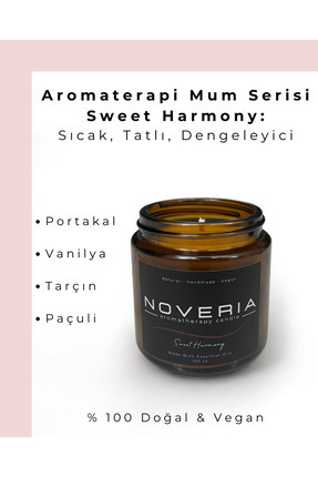 Noveria Aromaterapi Soya Mum - Doğal Ve Vegan - Sweet Harmony - 100 ml