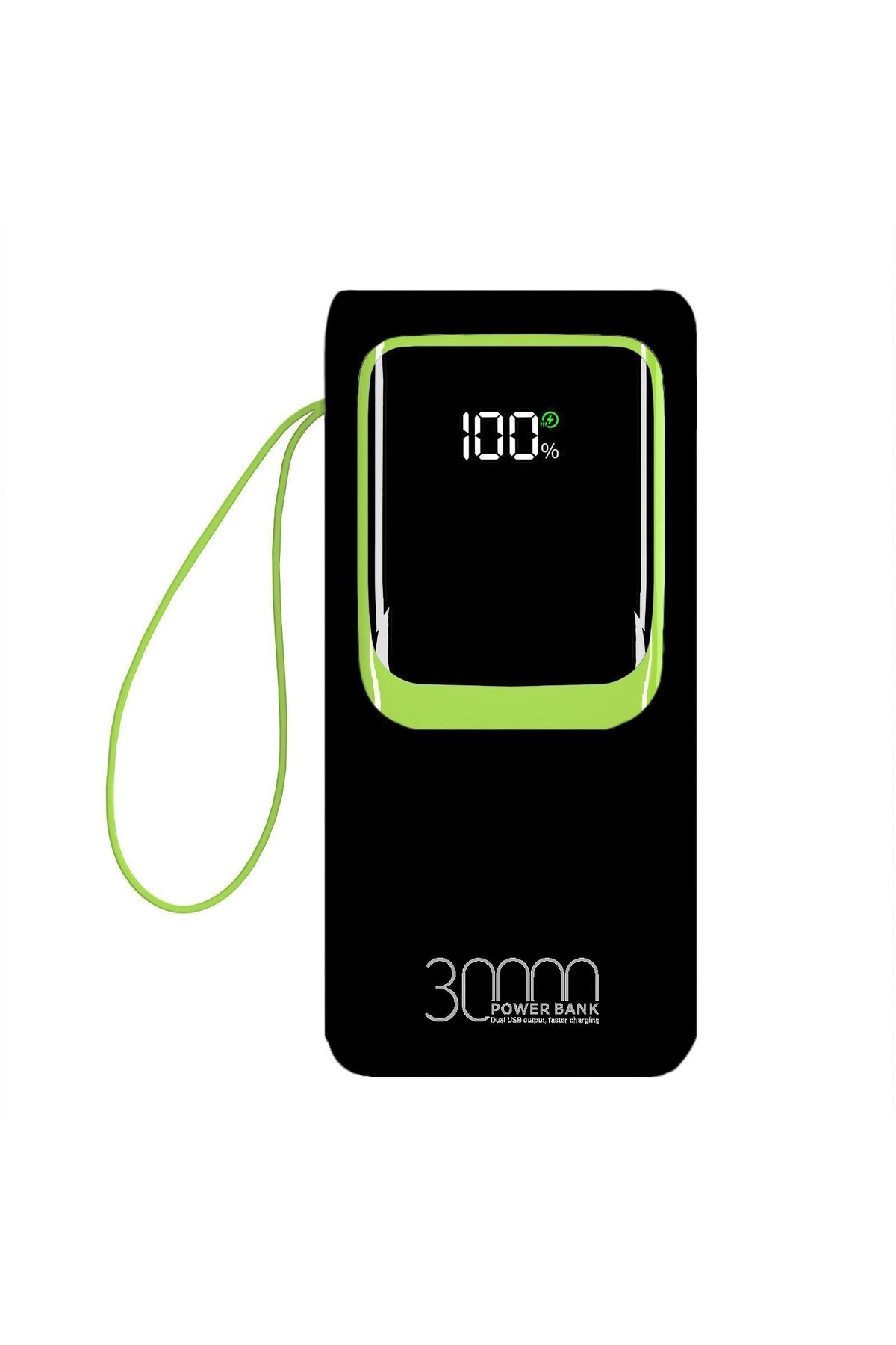 MEKTEK 30.000 mAh Hızlı 22.5W Kendinden Kablolu Led Fenerli Powerbank - görsel 3