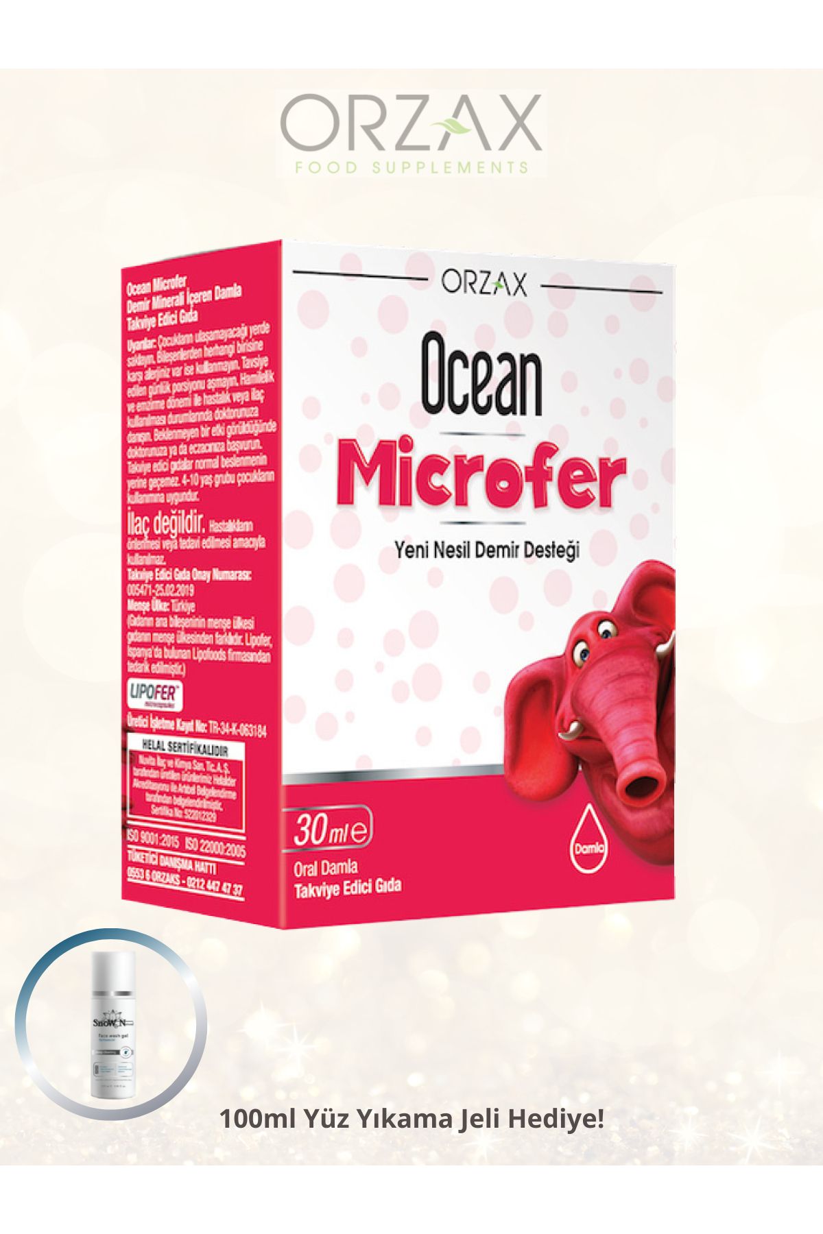 Ocean Microfer Takviye Edici Gıda 30 ml - Damla Yeni Nesil Demir Desteği