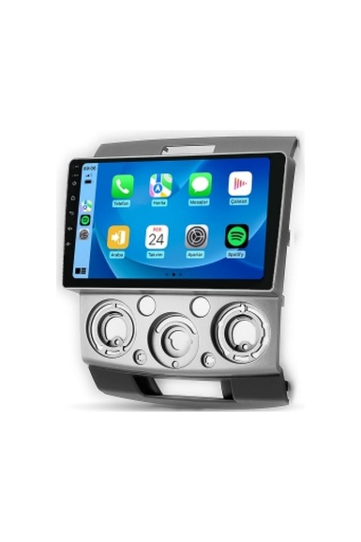 NAVİ Ford Ranger 2006-2011 6GB Ram 64GB Hafıza 8 Çekirdek Carplay Kamera Android Multimedya
