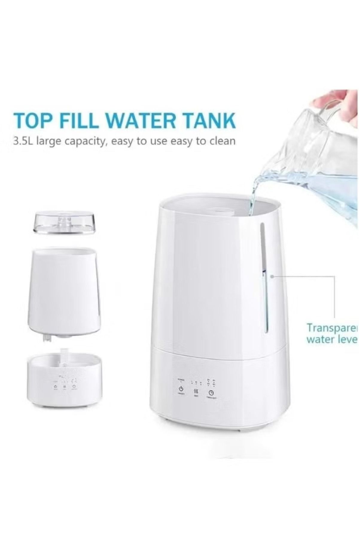 Denx-The air diffuser has a power of 22 watts and a capacity of 3.5 liters to humidify and purify the air 5