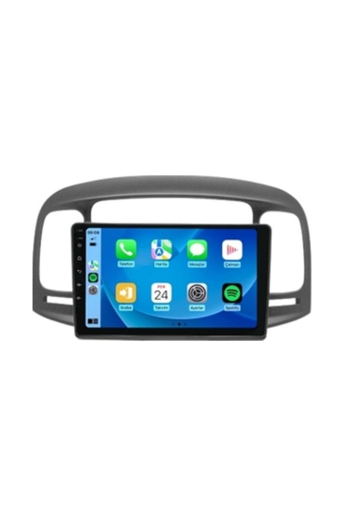 NAVİ Hyundai Accent Era Siyah 2006-2012 4GB Ram 64GB Hafıza 8 Çekirdek Carplay Kamera Android uyumlu