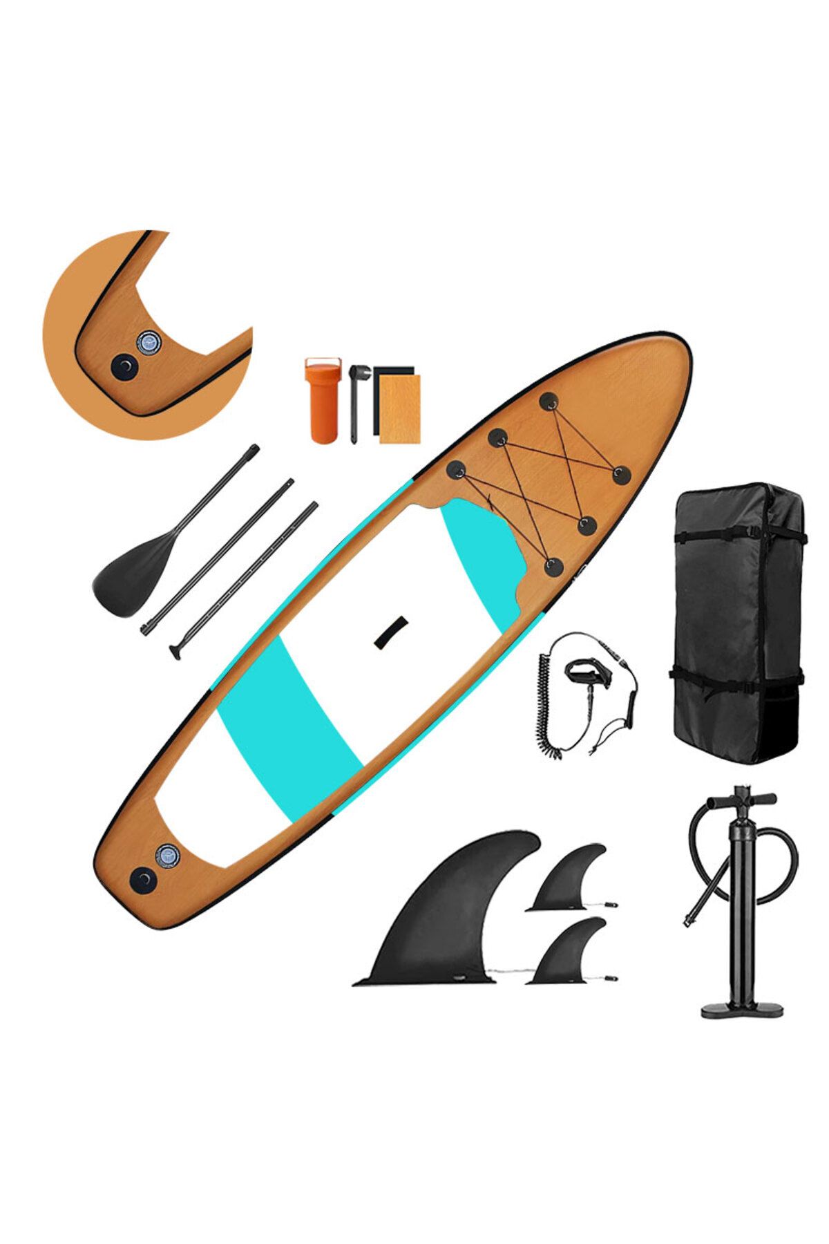 Hayke Ahşap Desenli Sup Board