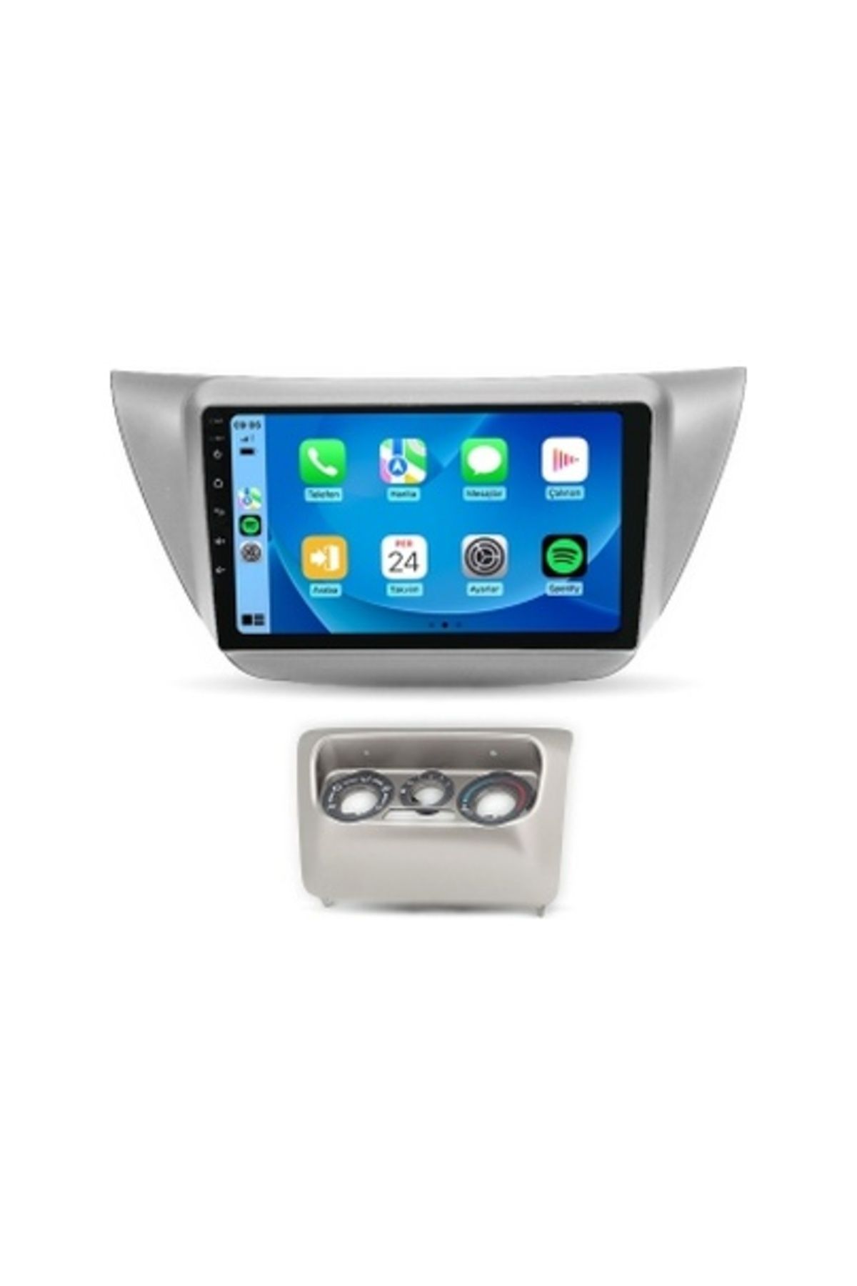 NAVİ Mitsubishi Lancer 2004-2007 Uyumlu 4GB Ram 32GB Hafıza 4 Çekirdek Carplay Kamera Android Multimedya