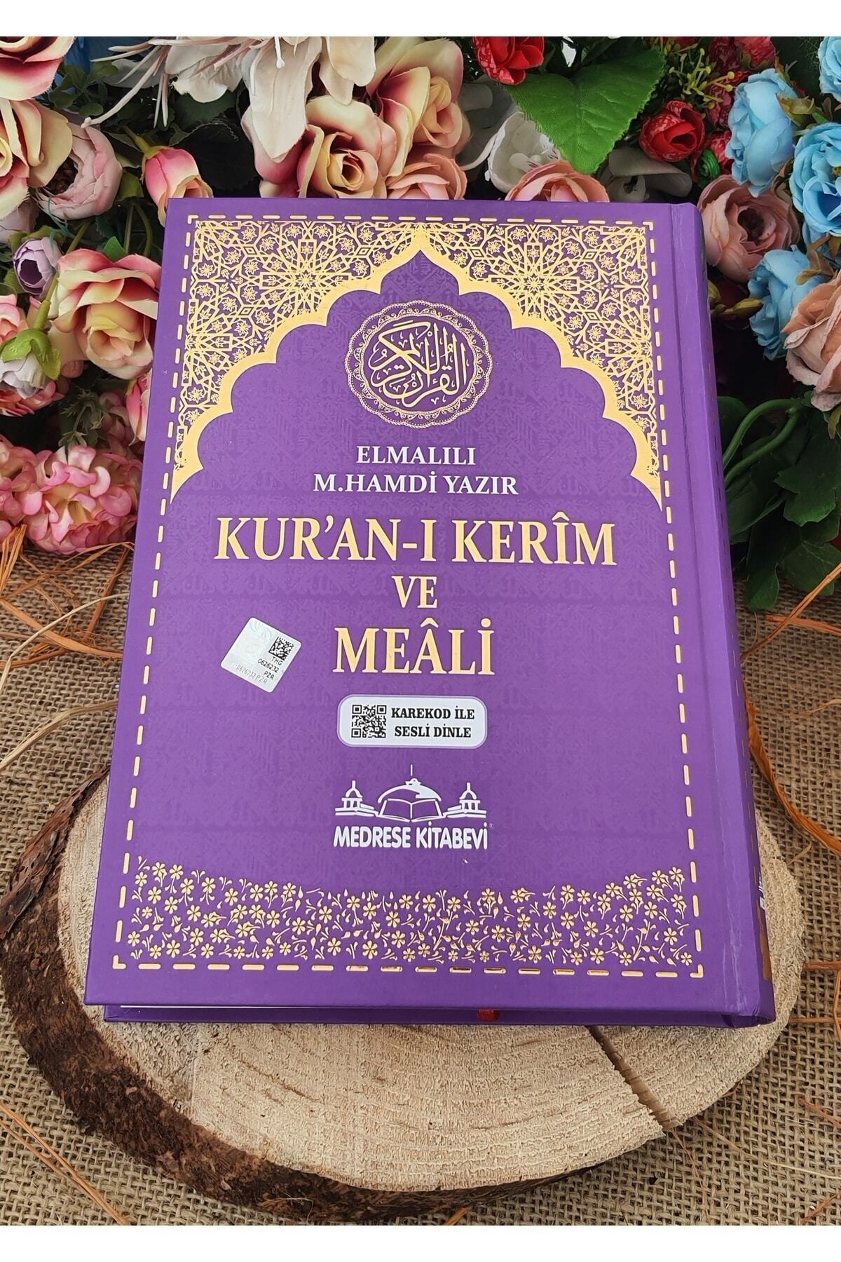 Medrese Kitab Evi Kuranı Kerim Türkçe Meali Cami Boy 25x34 Mealli Kuran Mor Telefonda Sesli Dinleme Diyanet Mühürlü fotoğrafı 2 (önizleme)