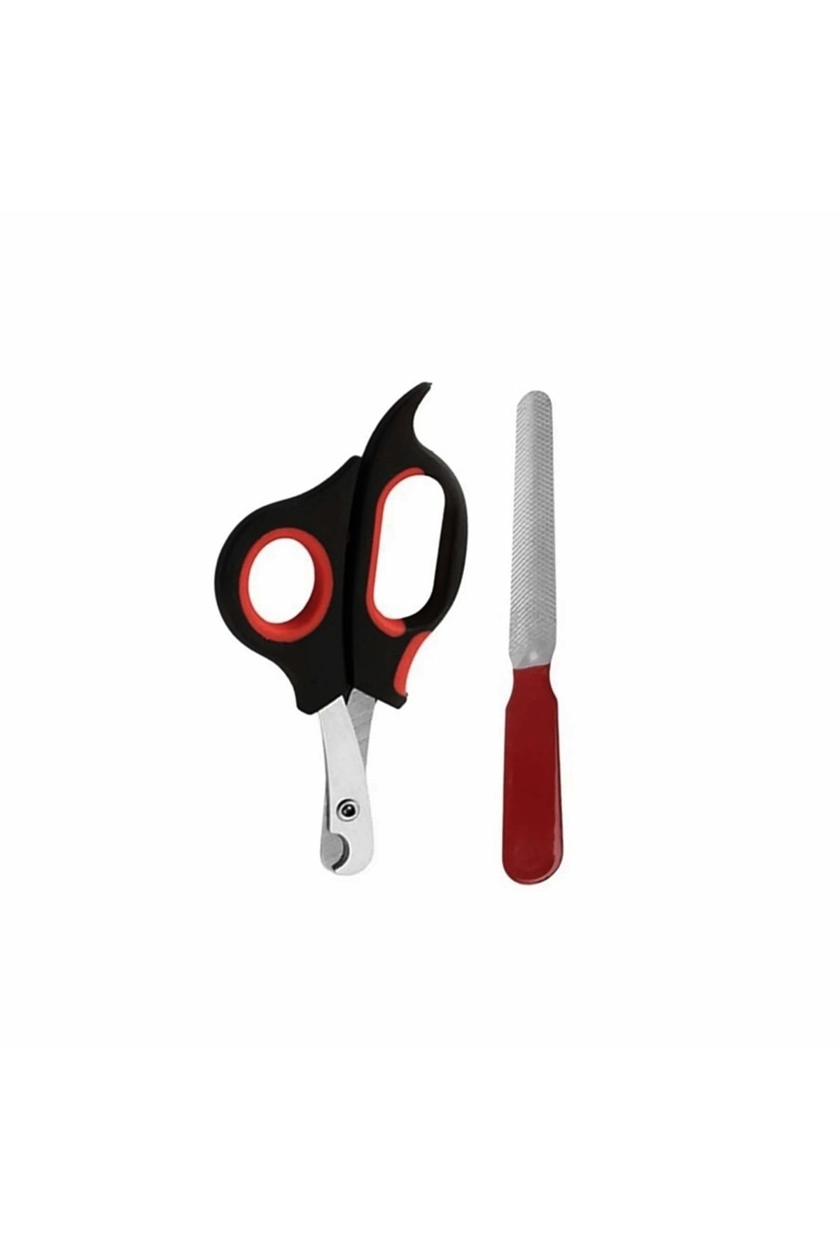 OEM Büyük Boy Törpülü Kedi Köpek Tırnak Makası 14 cm-14 cm Kırmızı