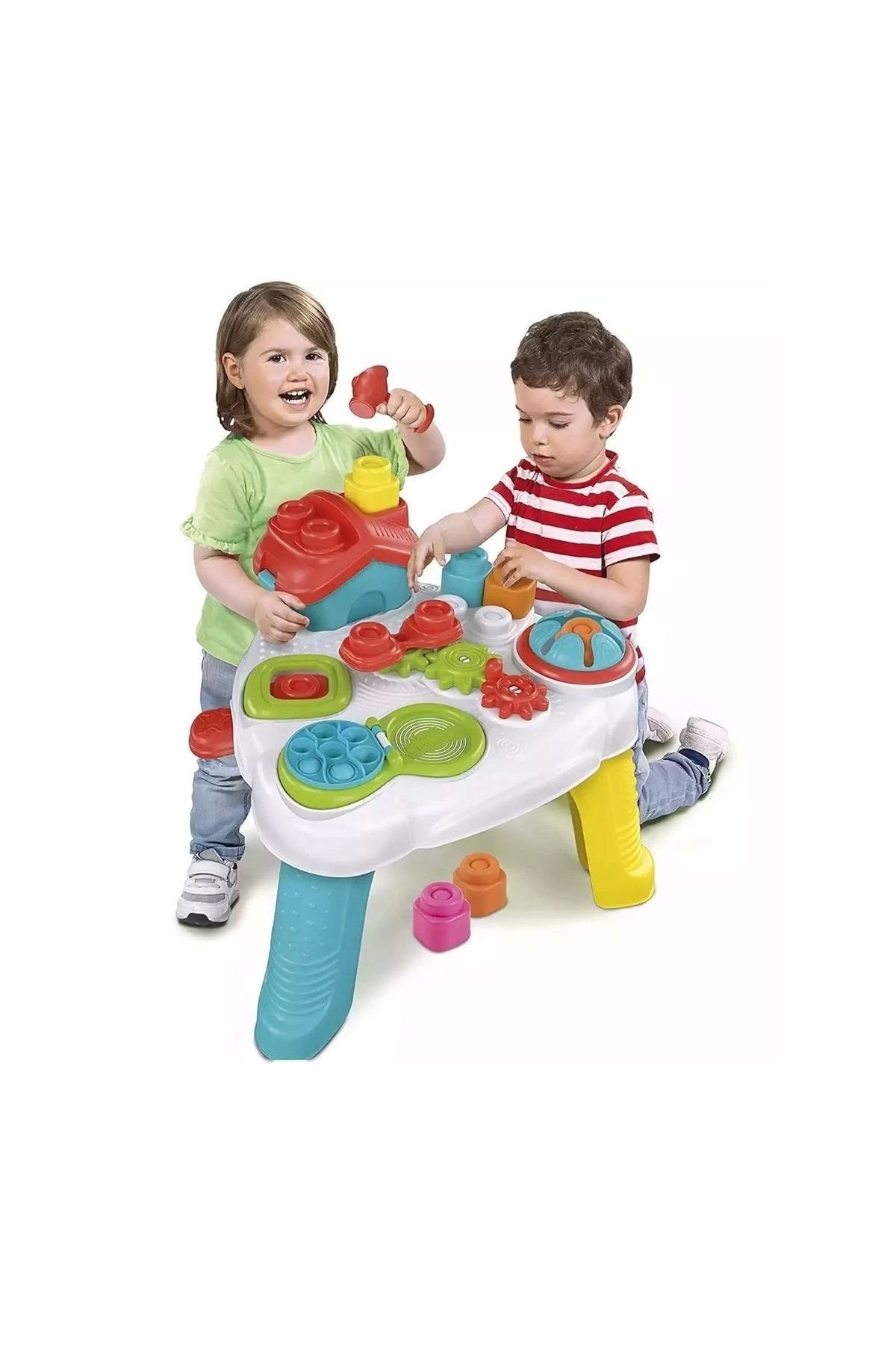 CLEMENTONI-17704 Soft Clemmy - Soft Block Sensory Activity Table - 10 Pieces 10-36 Months 3