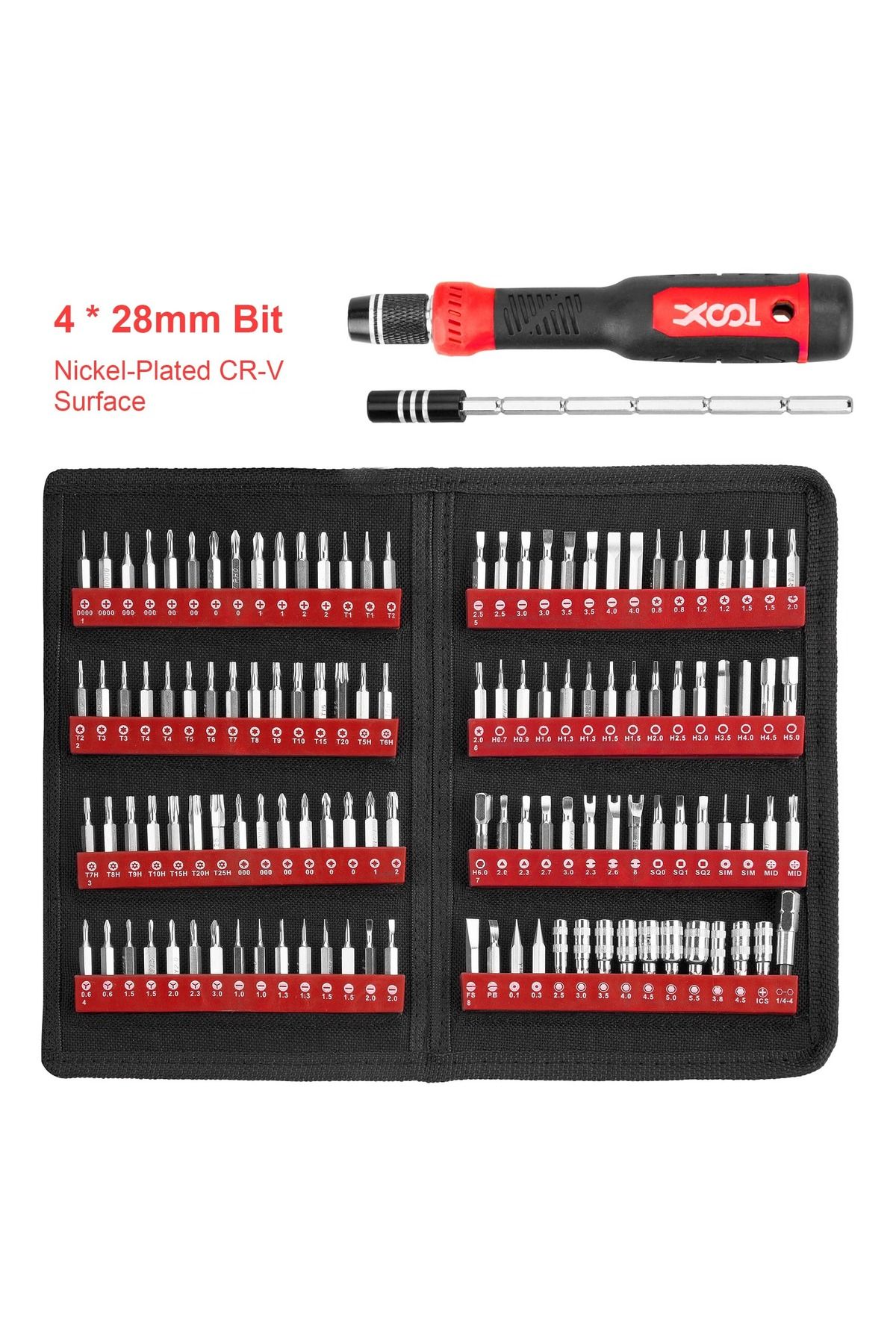 xool-200 in 1 Precision Screwdriver Set, Electronics Repair Tool Magnetic Driver Kit with 164 Bits 5