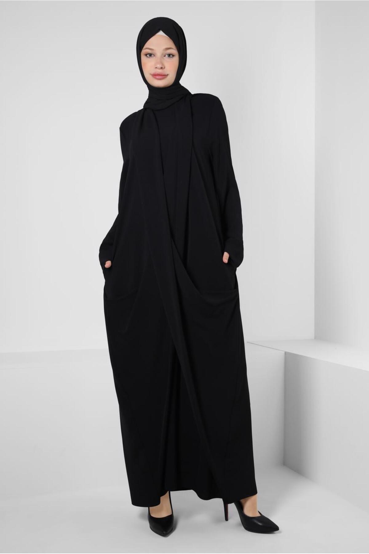 آلوینا پیراهن جیب‌دار نامتقارن مدل ۴۳۹۰۳