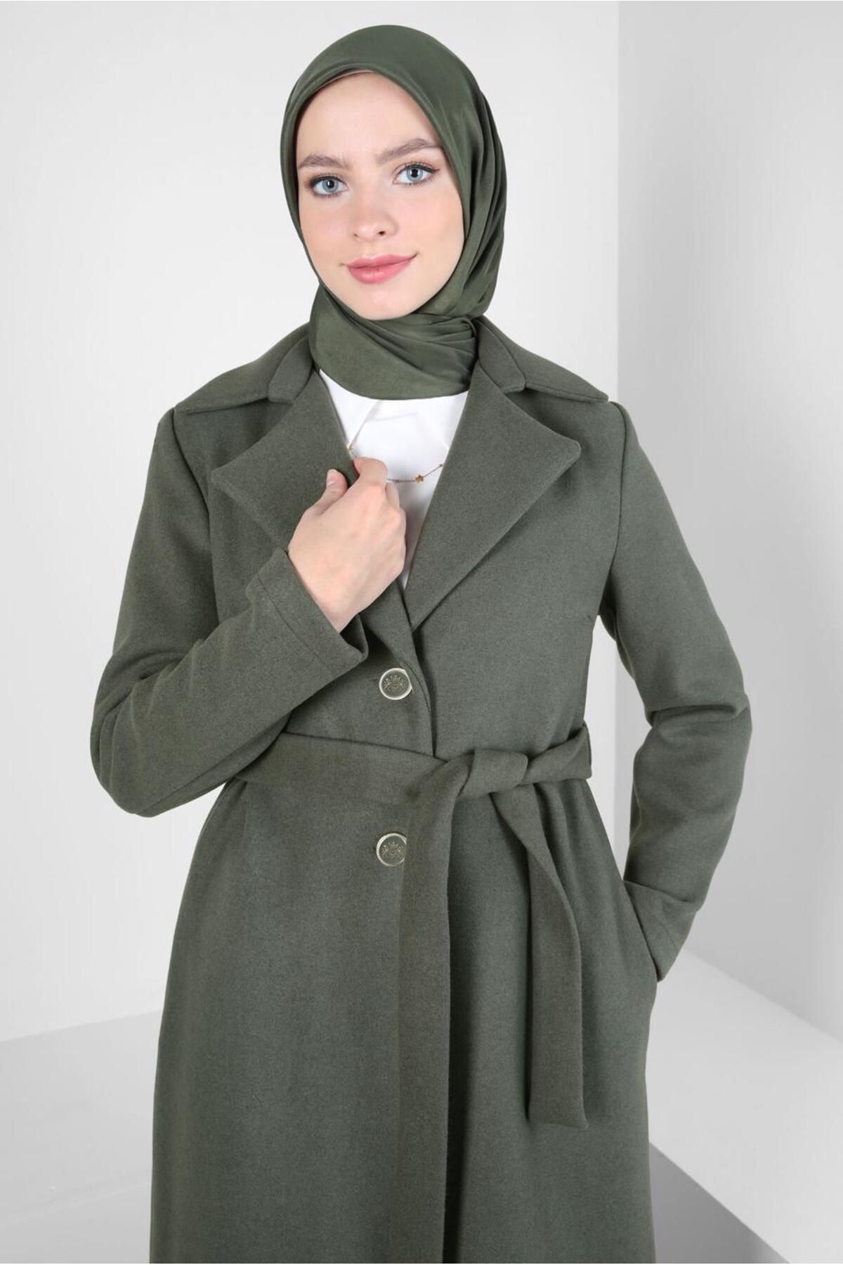 ژاکت کمربندی 44277 Alvina