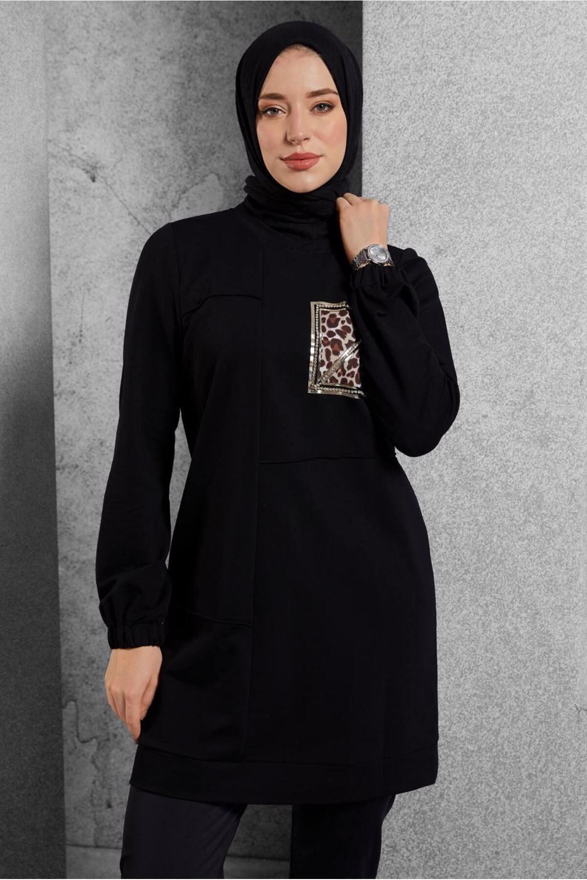 تونیک لباس ورزشی چاپی 45112 Alvina