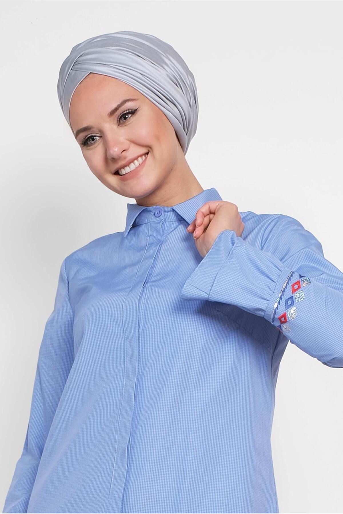 تونیک گلدوزی شده طرح مربع 4368 Alvina