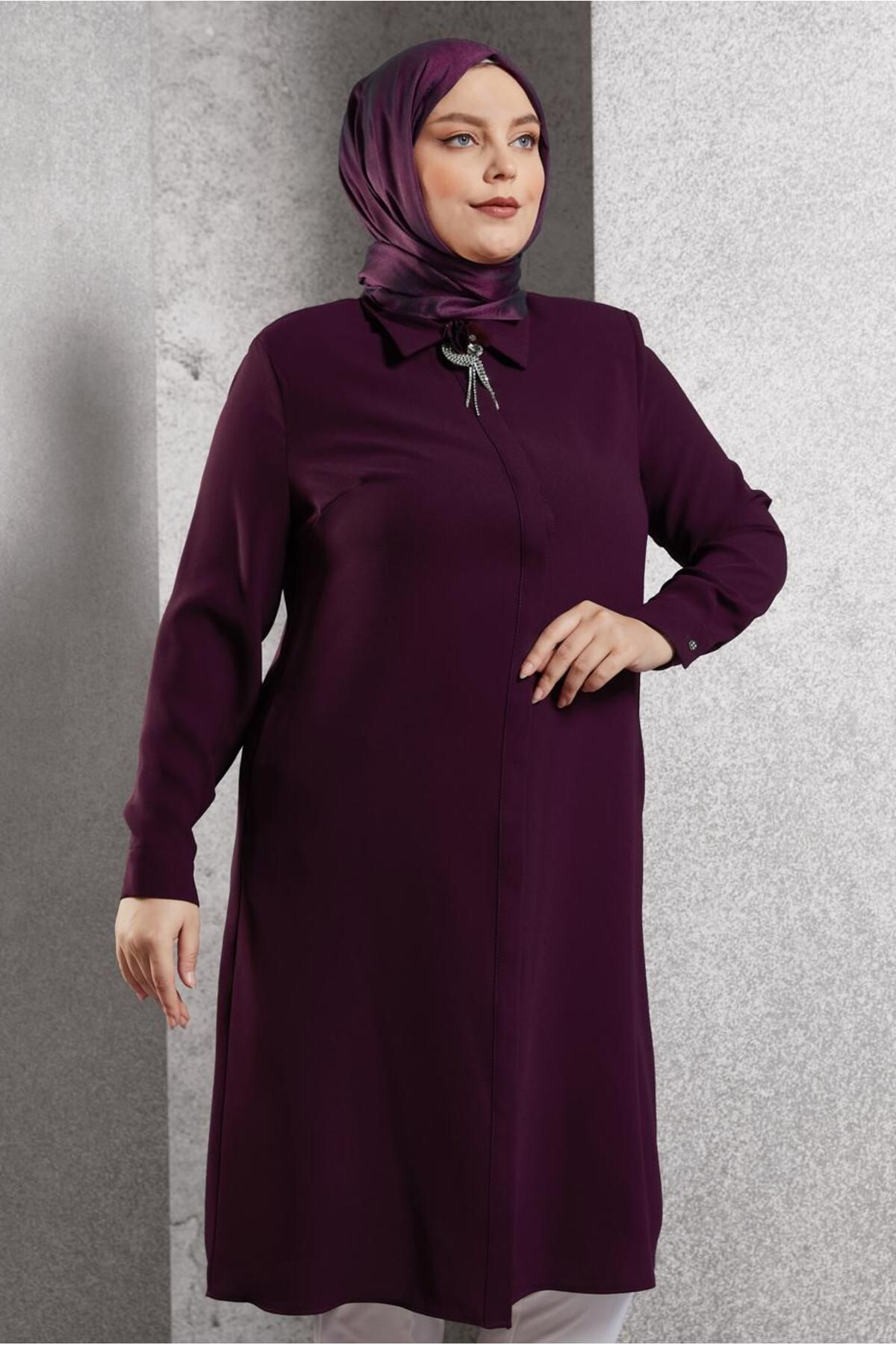 تونیک تفصیلی سنجاق 20625 Alvina