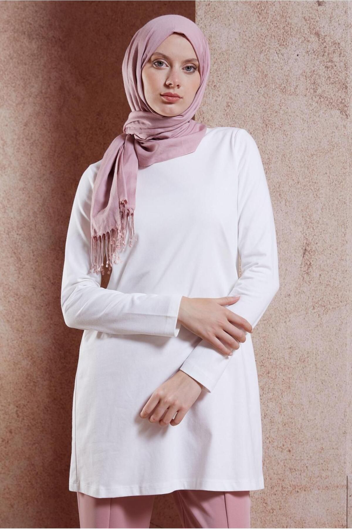 تونیک حجاب ساده 44644 Alvina