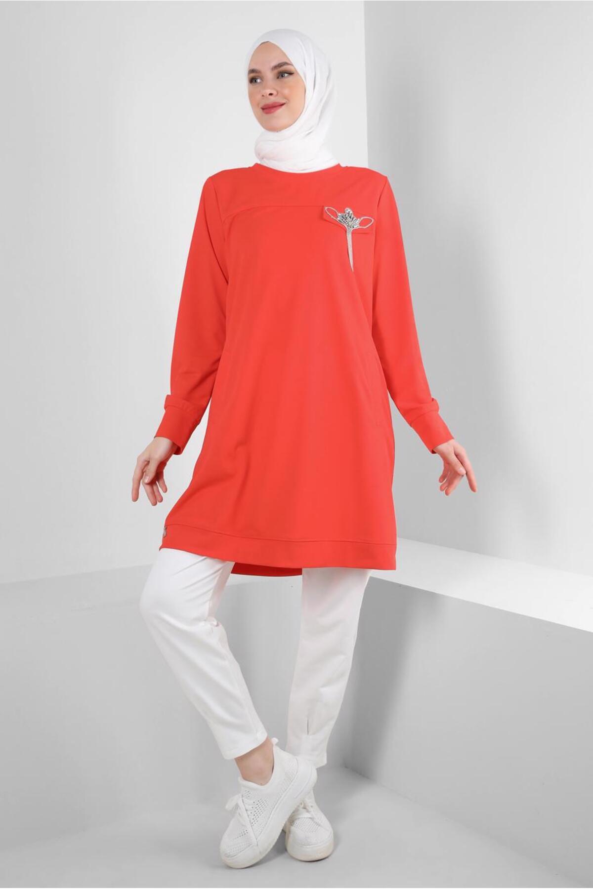 آلوینا تونیک ورزشی یقه گرد طرح سنگ کد ۴۳۸۸۴ آلوینا تونیک ورزشی یقه گرد طرح سنگ کد ۴۳۸۸۴