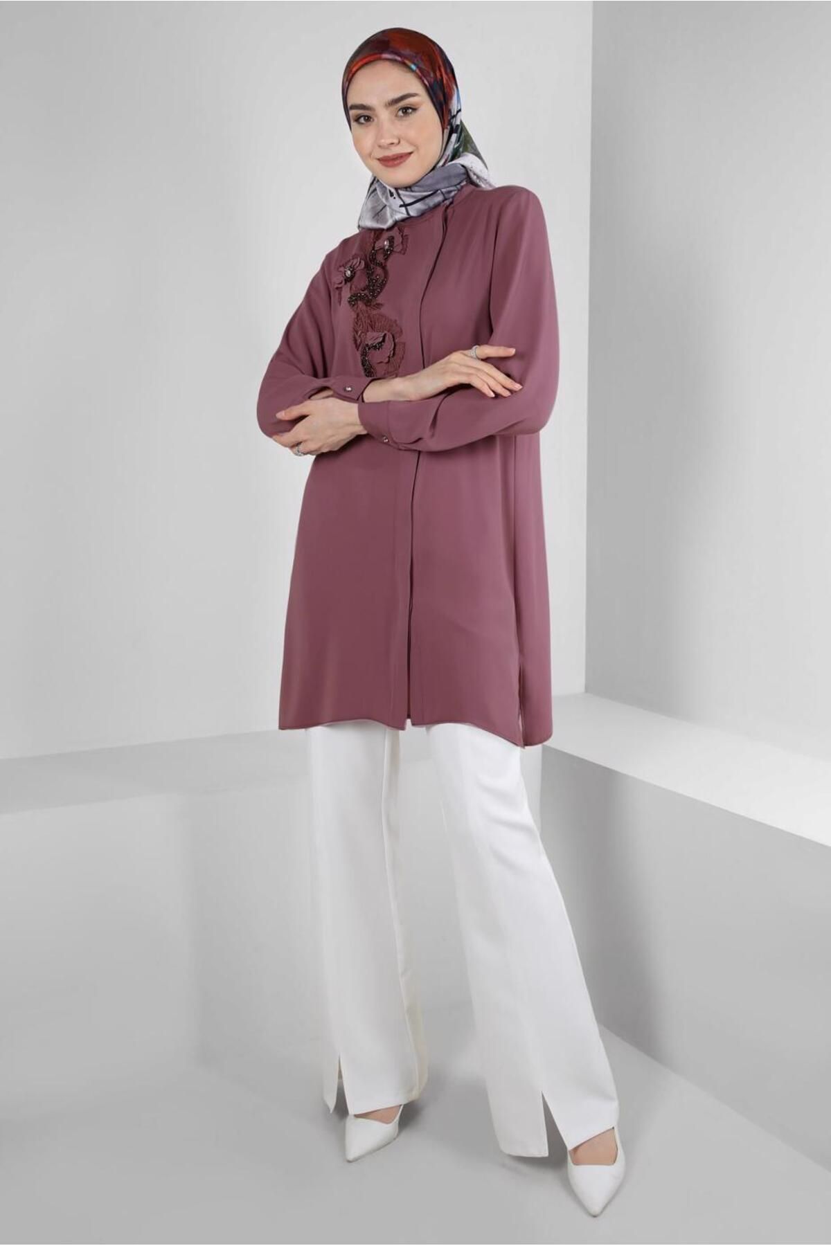 43501 GİZEM TUNIC 40/48 TEK42 Alvina