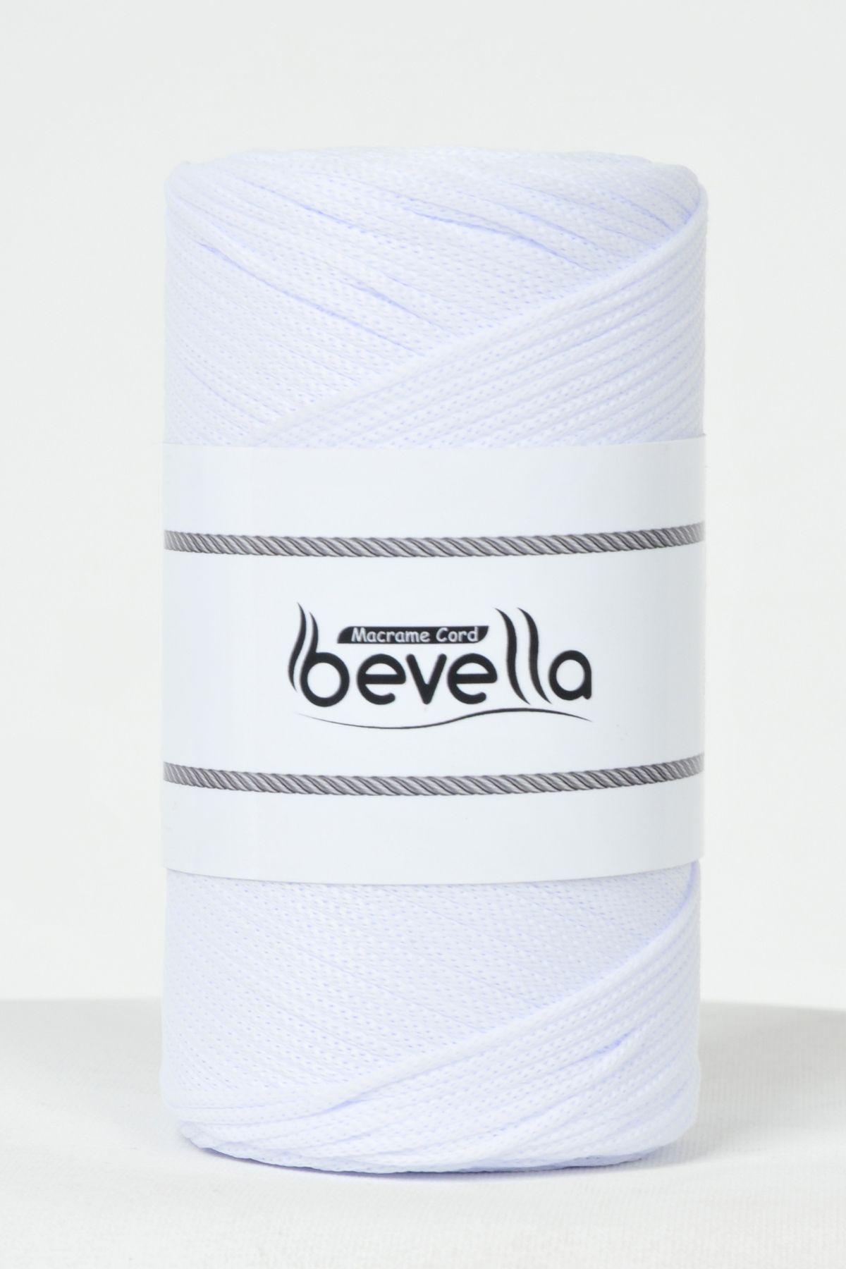 Bevella Macrame Cord-2 mm - 200 gr Πολυεστέρας Λευκός Πολυεστέρας Νήματα Σπηλιών και Νήματα Τσάντας 2