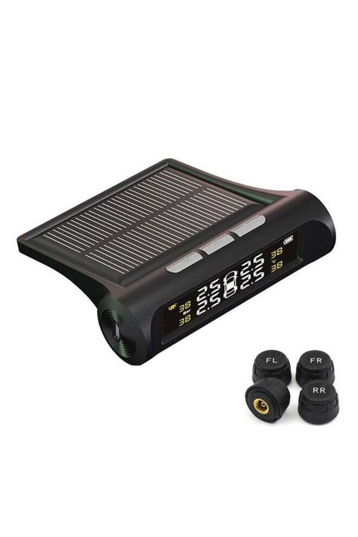 fulina-Tire Pressure Monitoring System,Digital LCD Display,4 Built-in Sensors,6 Reminder Modes 1