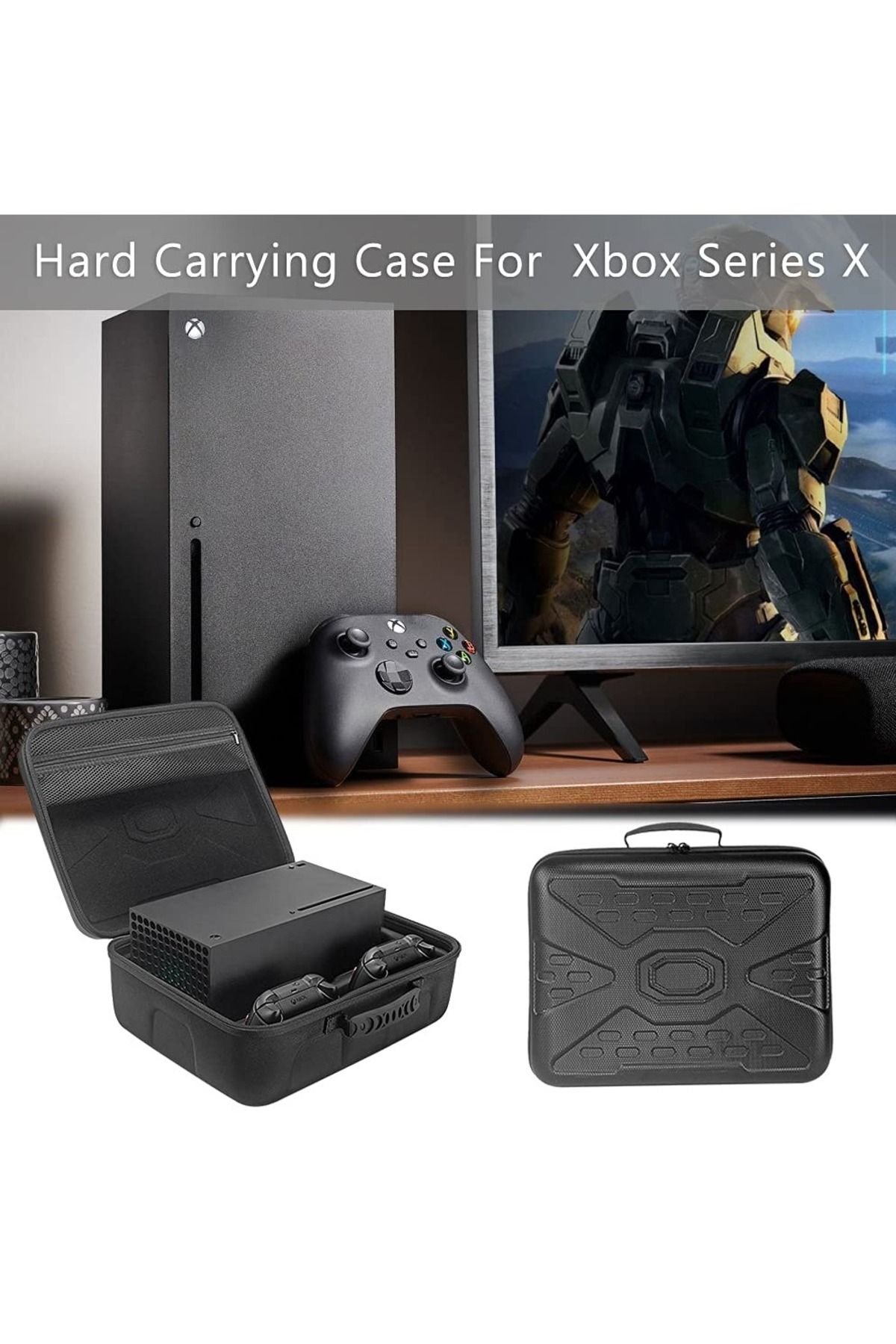 FlashHawk-Carrying Case Compatible with Xbox Series X Console 5