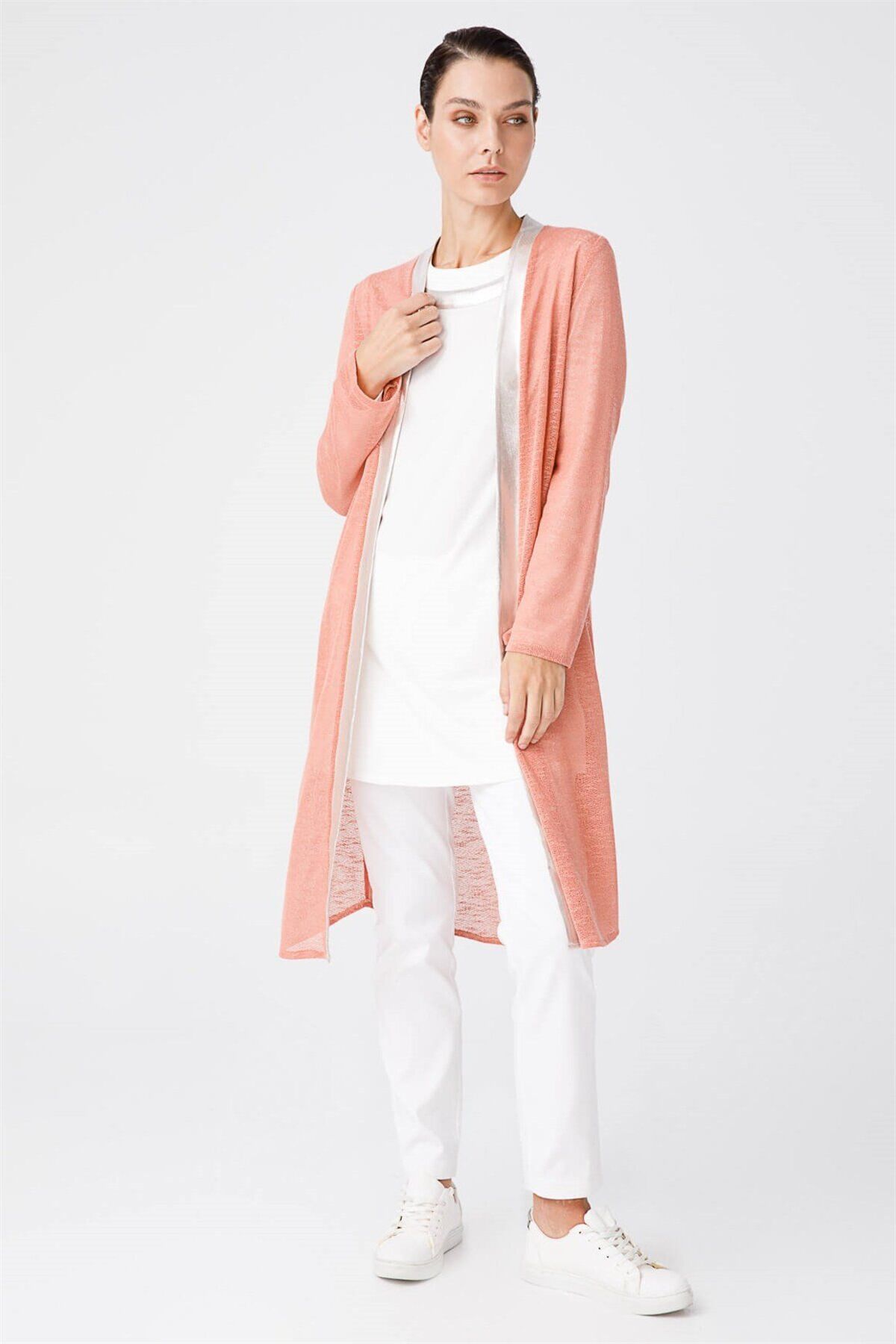 Esswaap-Light Knitted Fabric Inner Outer Set Shrimp 3