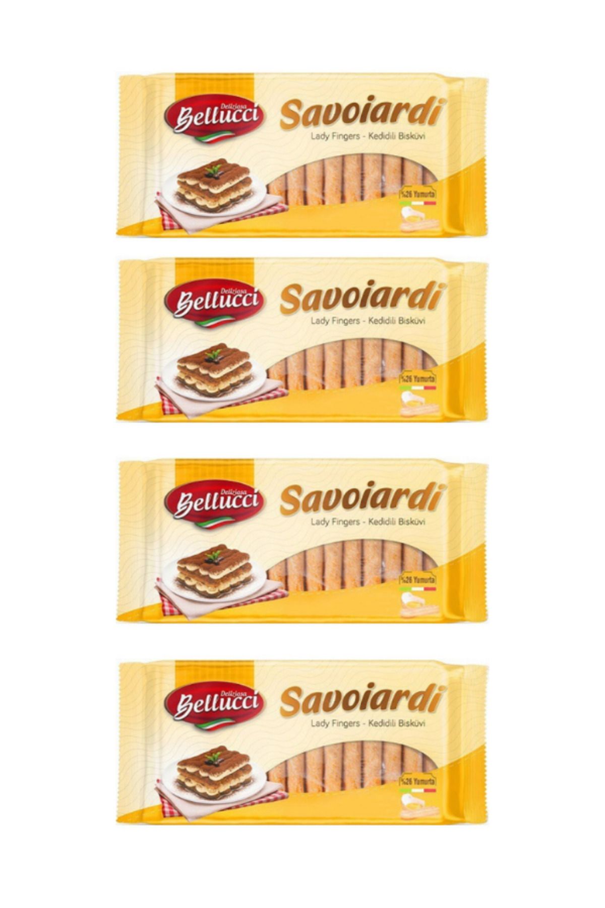 belluci Savoiardi Kedidili 200 Gr 4 Adet