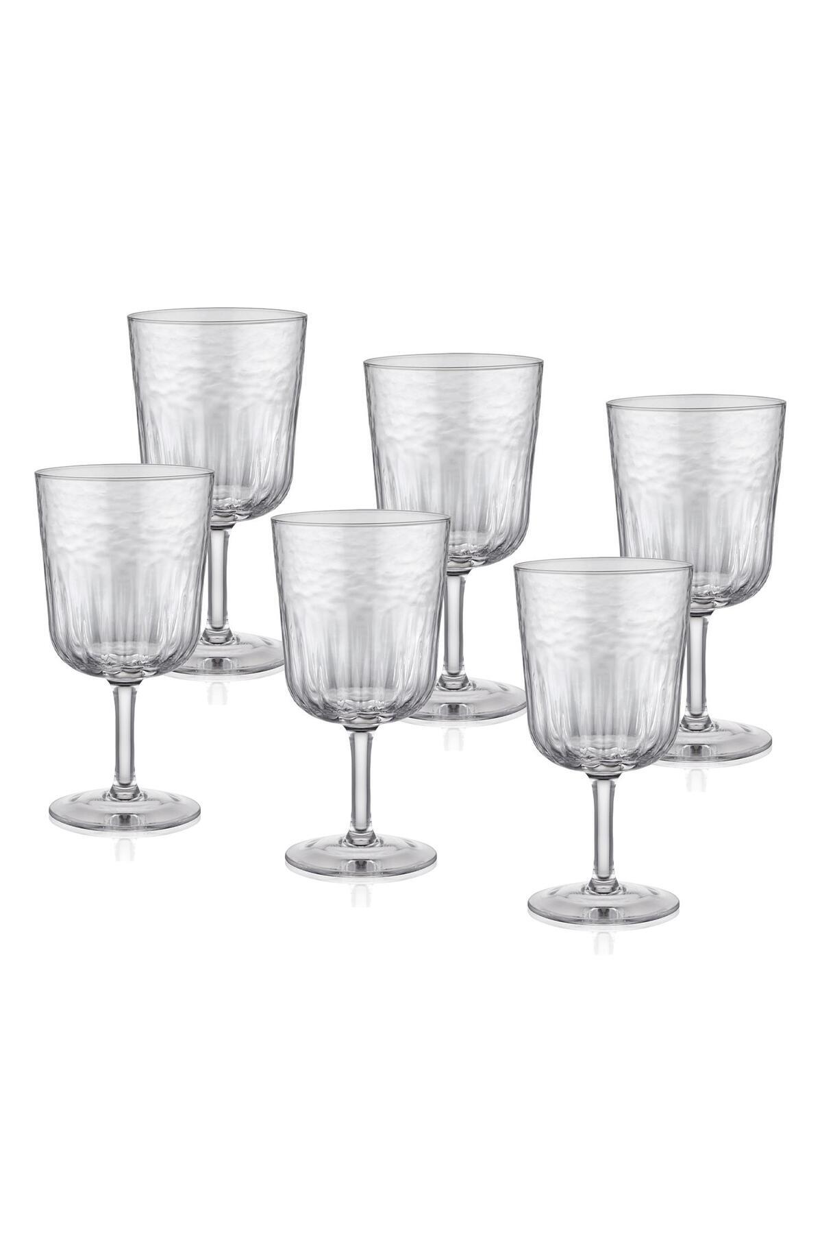 The Mia Steamy Ayaklı Bardak 6lı Set 330 ml