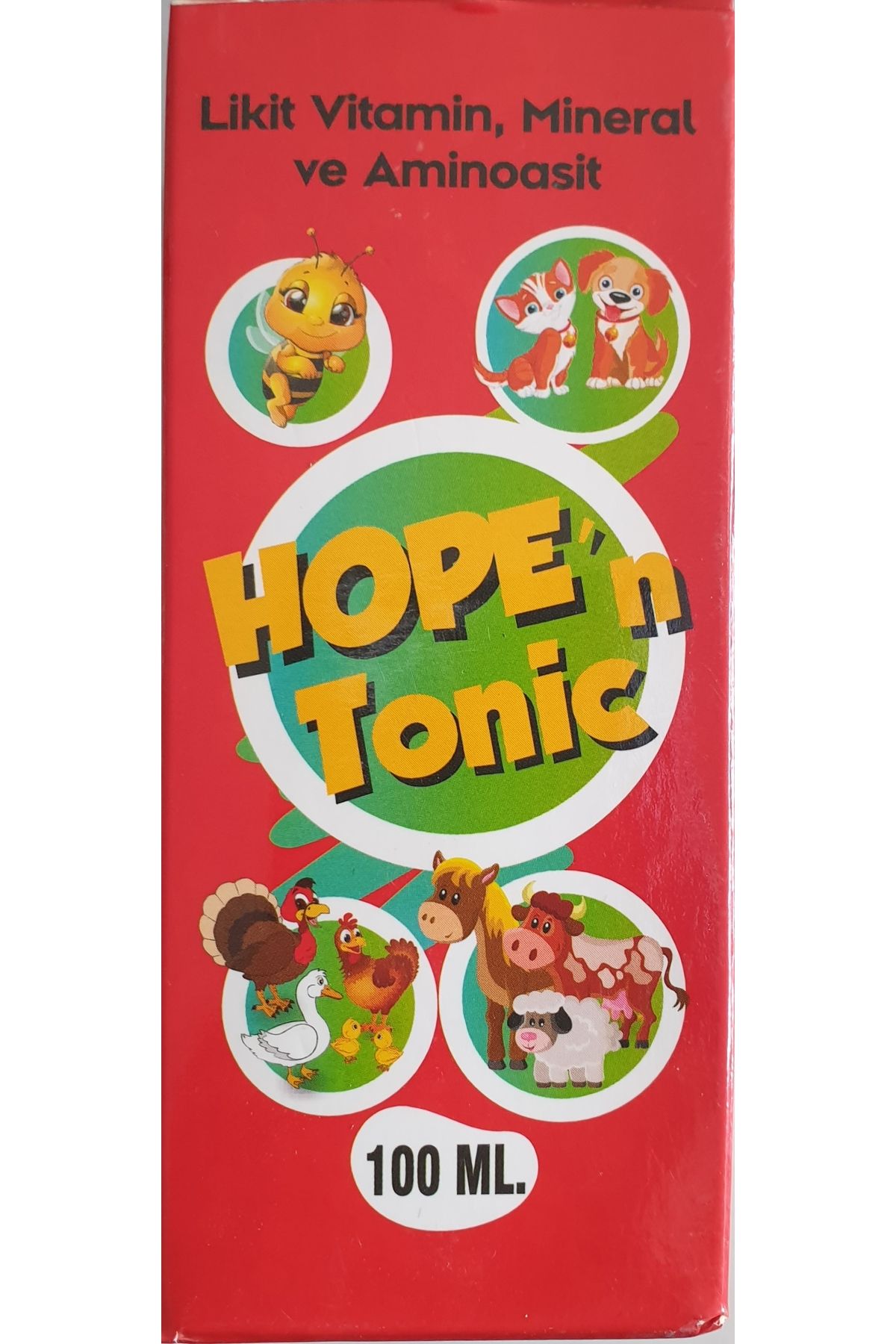 petcenter HOPE'N TONİC KEDİ KÖPEK VE KANATLI GURUBU MULTİ VİTAMİN 100 ML SIVI