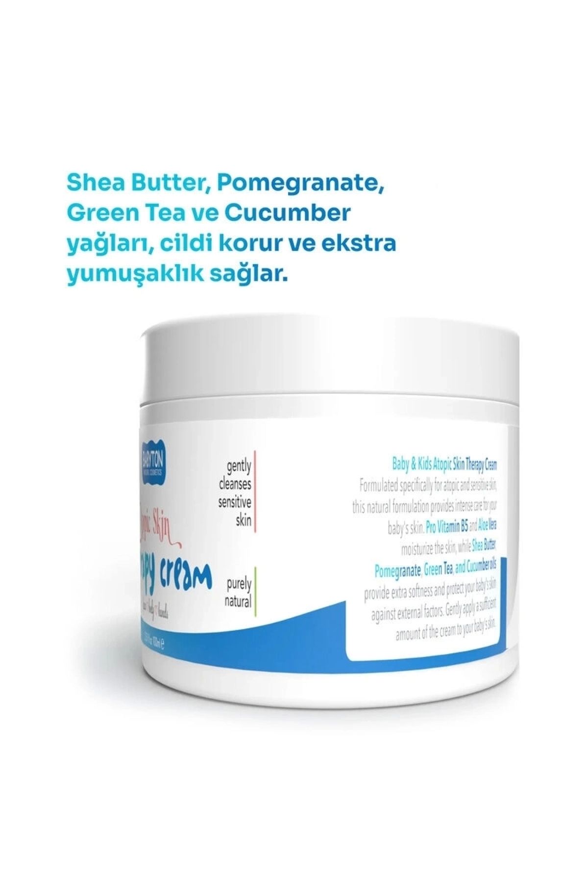 BABYTON Bebekler ve Çocuklar İçin Atopik Cilt Kremi 100 ml