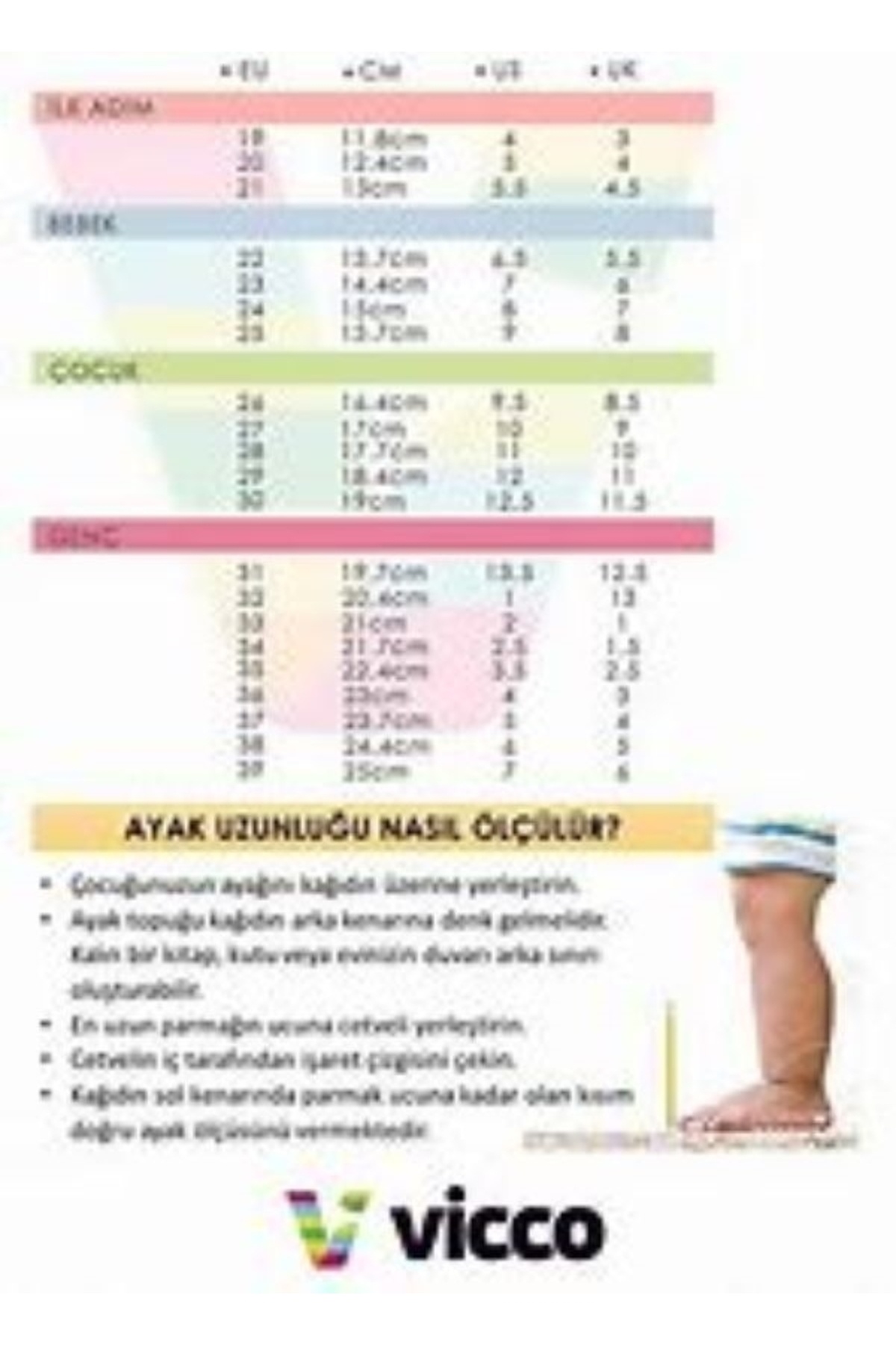 Vicco-Vi̇cco Samur Girls' Orthopedic Sports Shoes 6