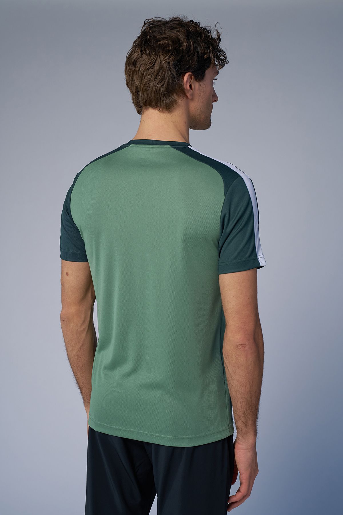 bilcee-Tricou sport activ verde pentru bărbați 4179 4