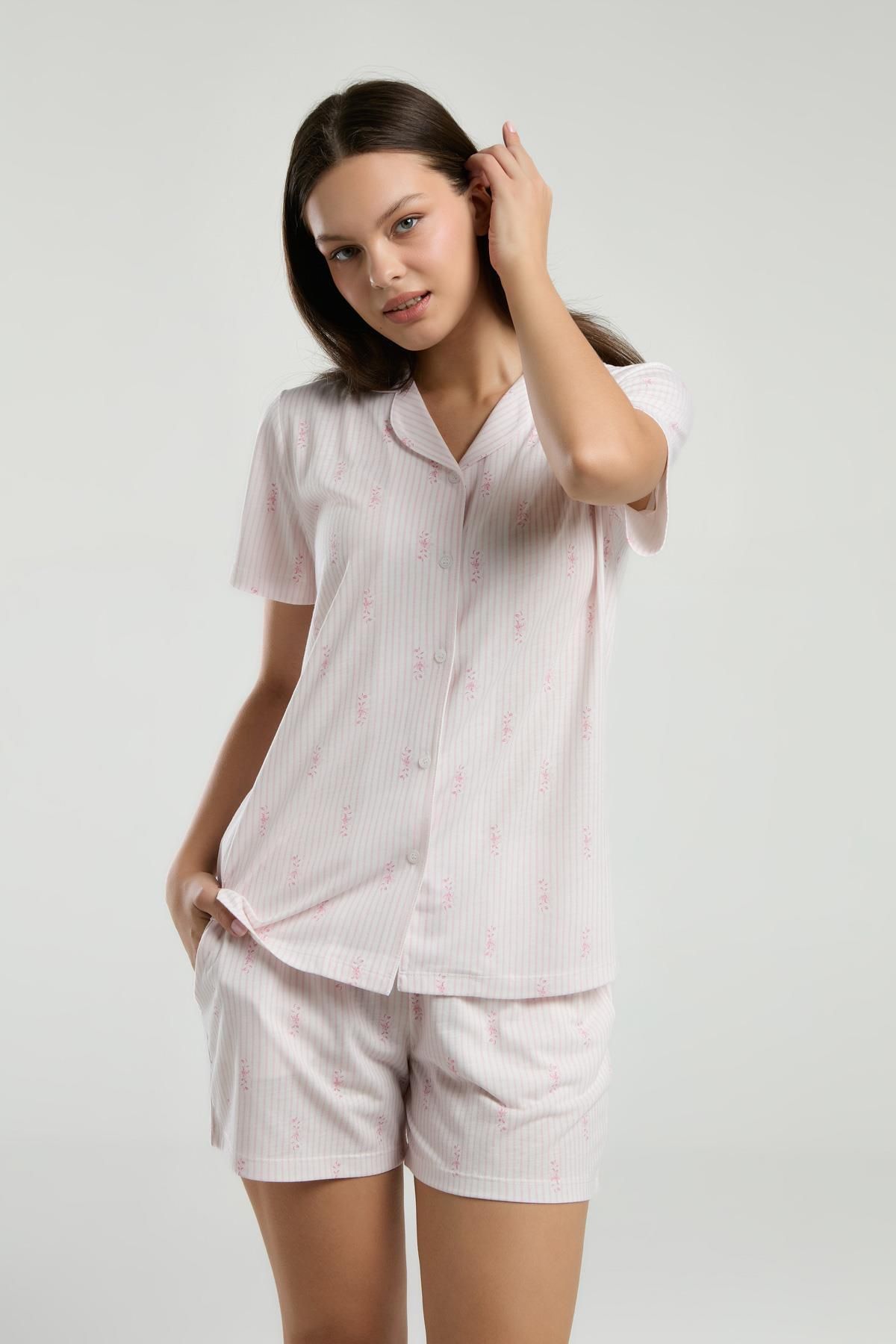 Arnetta-Women's Shirt Shorts Set 3