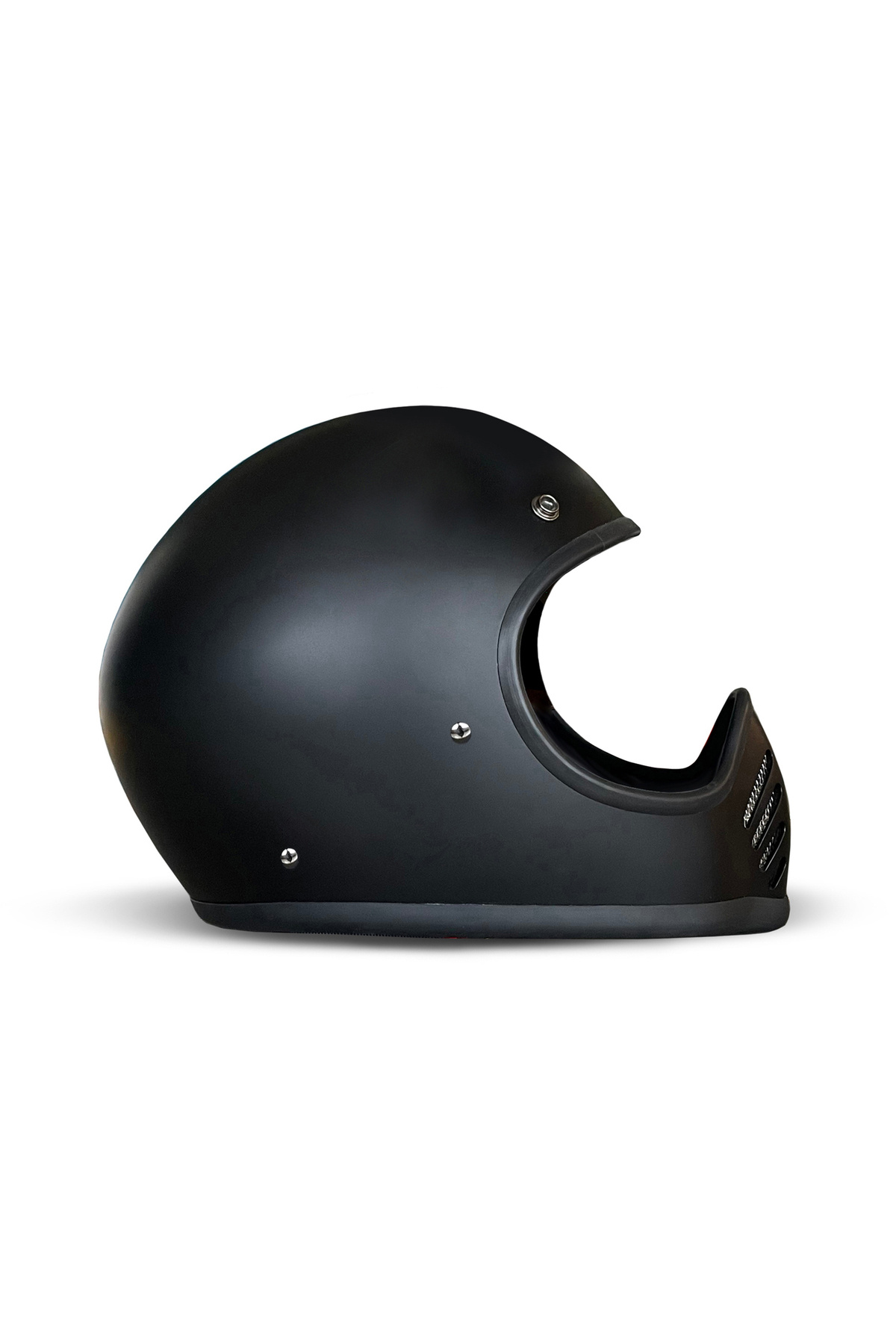 らふです。 Dmd Fullface Seventyseven Matt Black Kapalı Motosiklet Kaskı