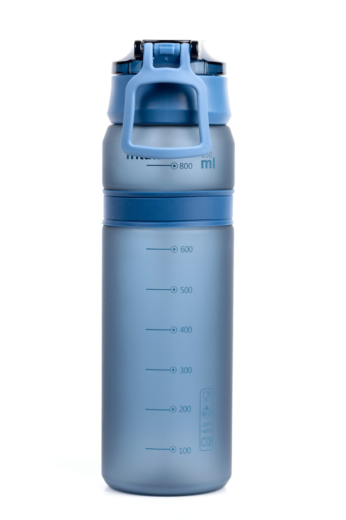 Fagel Fenix-Double Lid Gentian Matte 850 ml Tritan Water Bottle 7