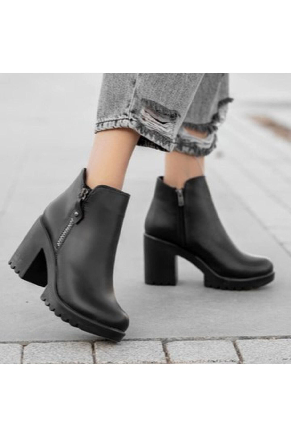ADA MODA-Botine dama cu siret 3