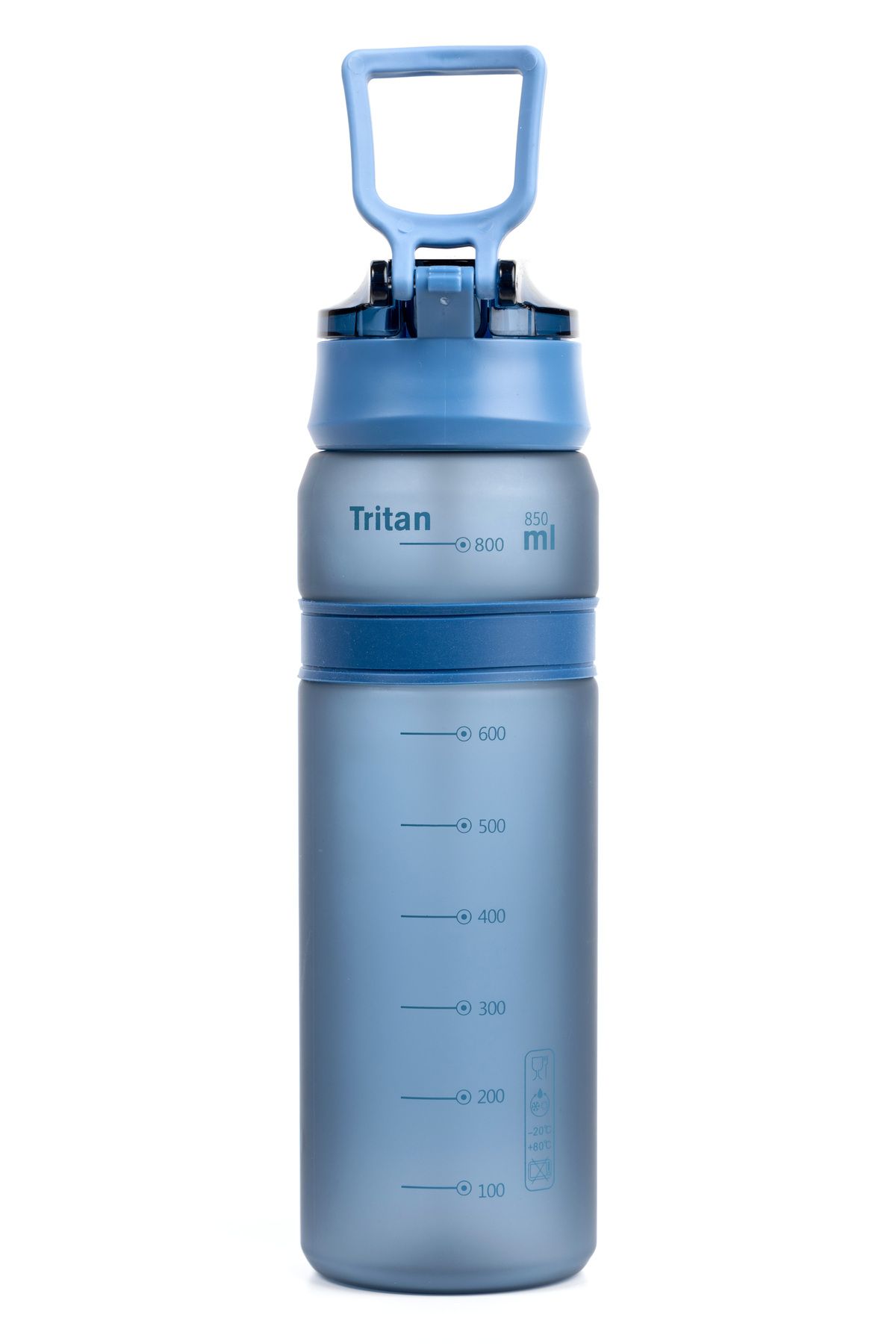 Fagel Fenix-Double Lid Gentian Matte 850 ml Tritan Water Bottle 8