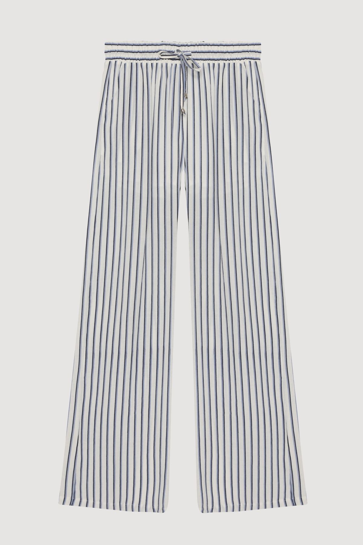 Quzu-Missing Information:-Belili Elastic Striped Pants (Ecru) Missing Description or Details. Please Give More Information or Select Another Product. 2