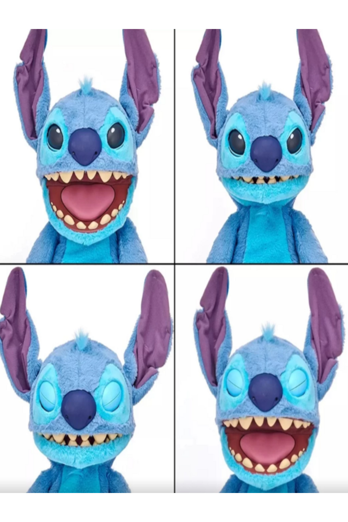 عروسک ۴۶ سانتی‌متری الکترونیکی متحرک آبی واقع‌گرایانه