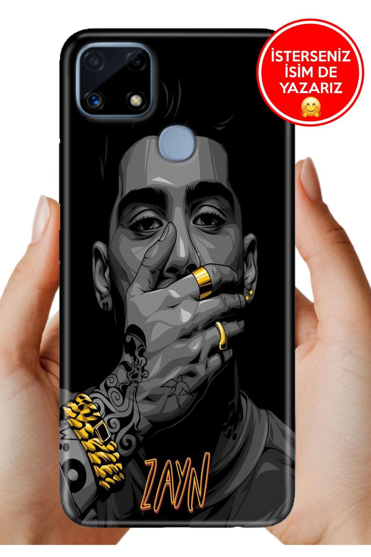 realme C25 6.5 inch Kılıf Desenli Baskılı TR-Üretim Kapak Silikon Zayn