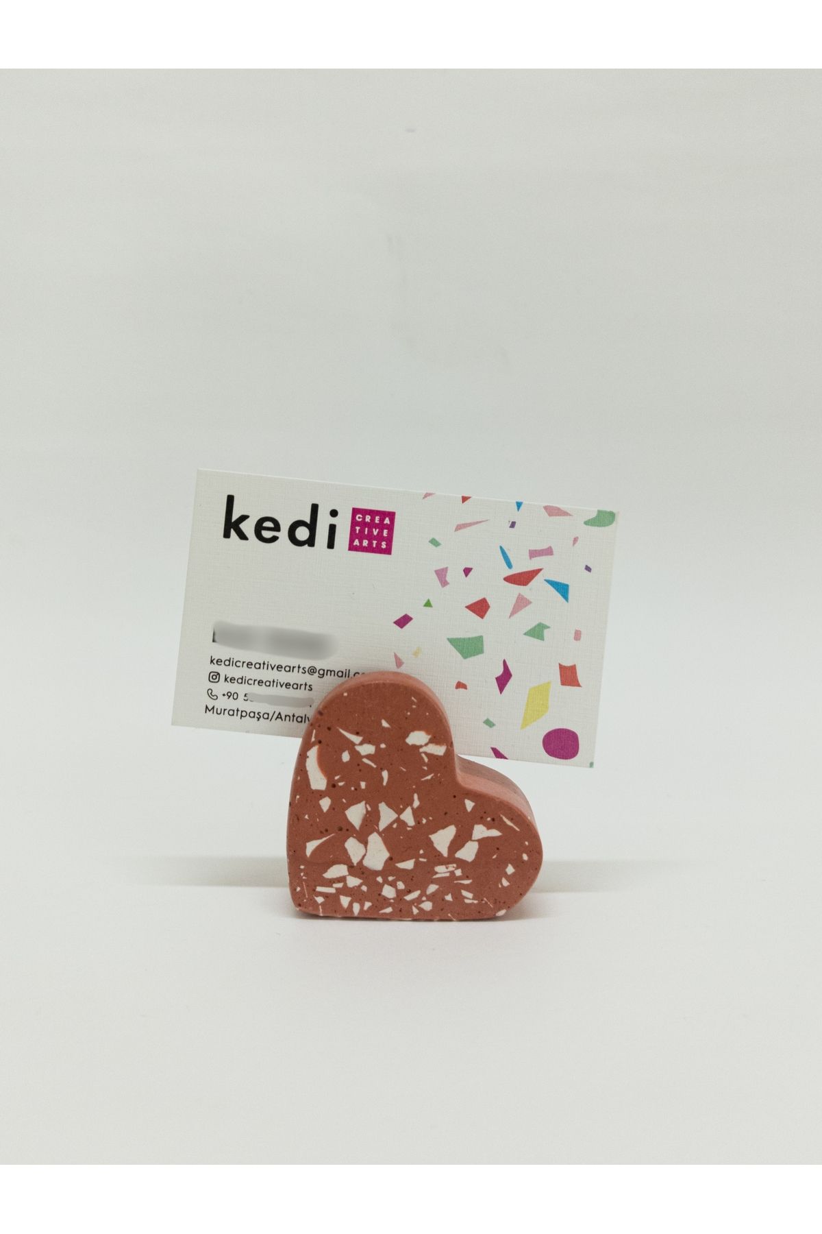 ABAD.HANDMADE TERRAZZO KALP KARTVİZİTLİK