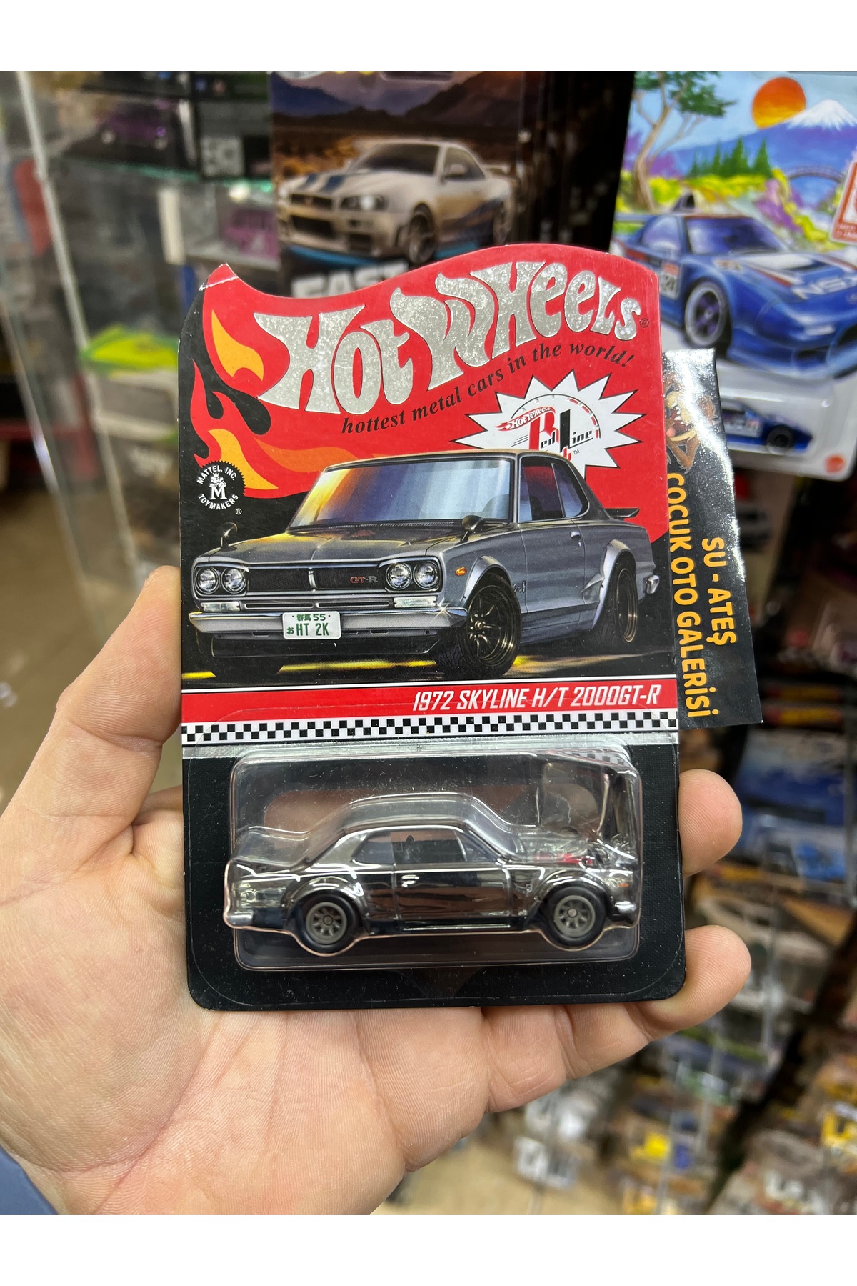 HOT WHEELS Nissan Skylıne H/T 2000 GT-r ( RLC LİMİTLİ GRİ
