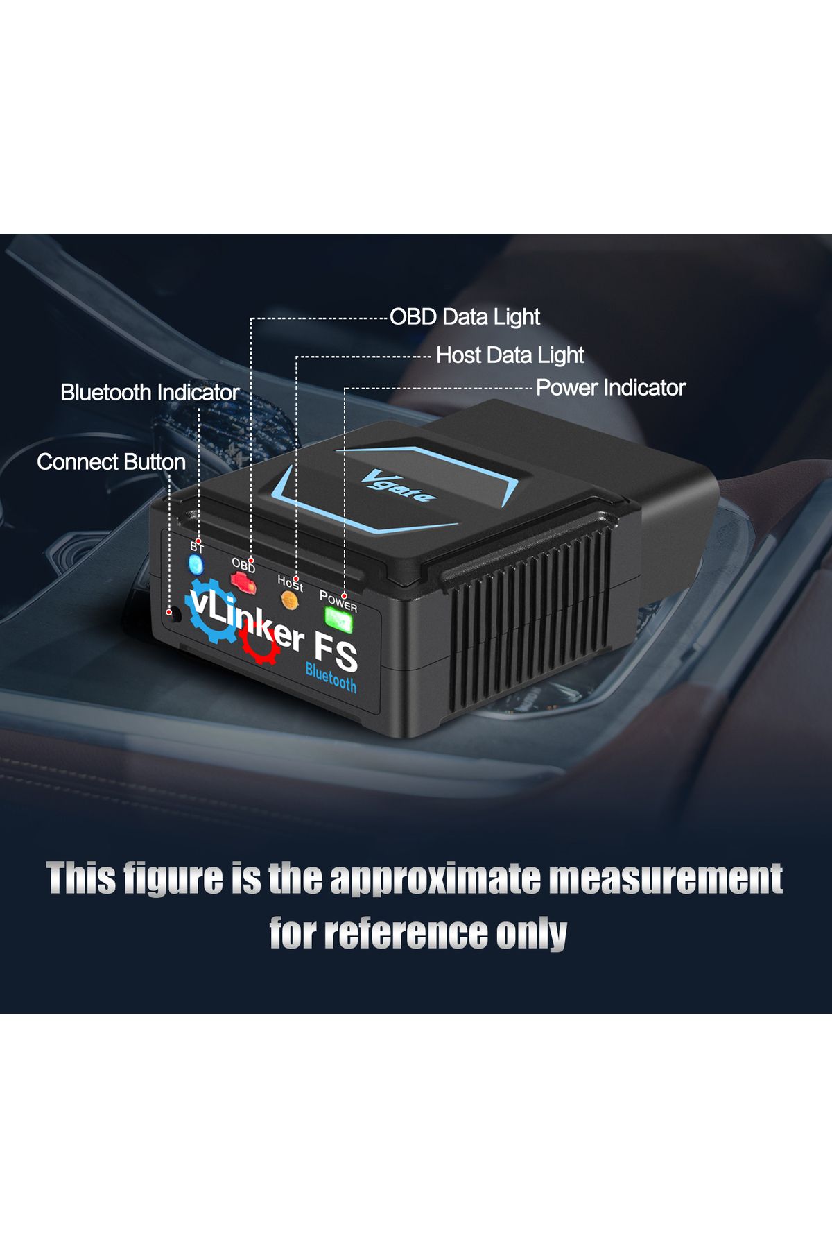 Vgate vLinker FS Bluetooth Ford FORScan Gizli Özellik Açma Ve Arıza Tespit Cihazı HS/MS-CAN