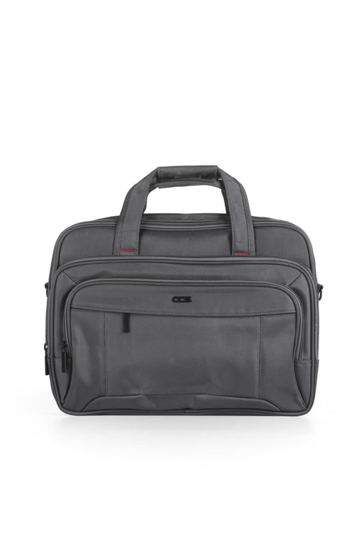 ÇÇS 71388 Çapraz Omuz Askılı Evrak Çantası Grey