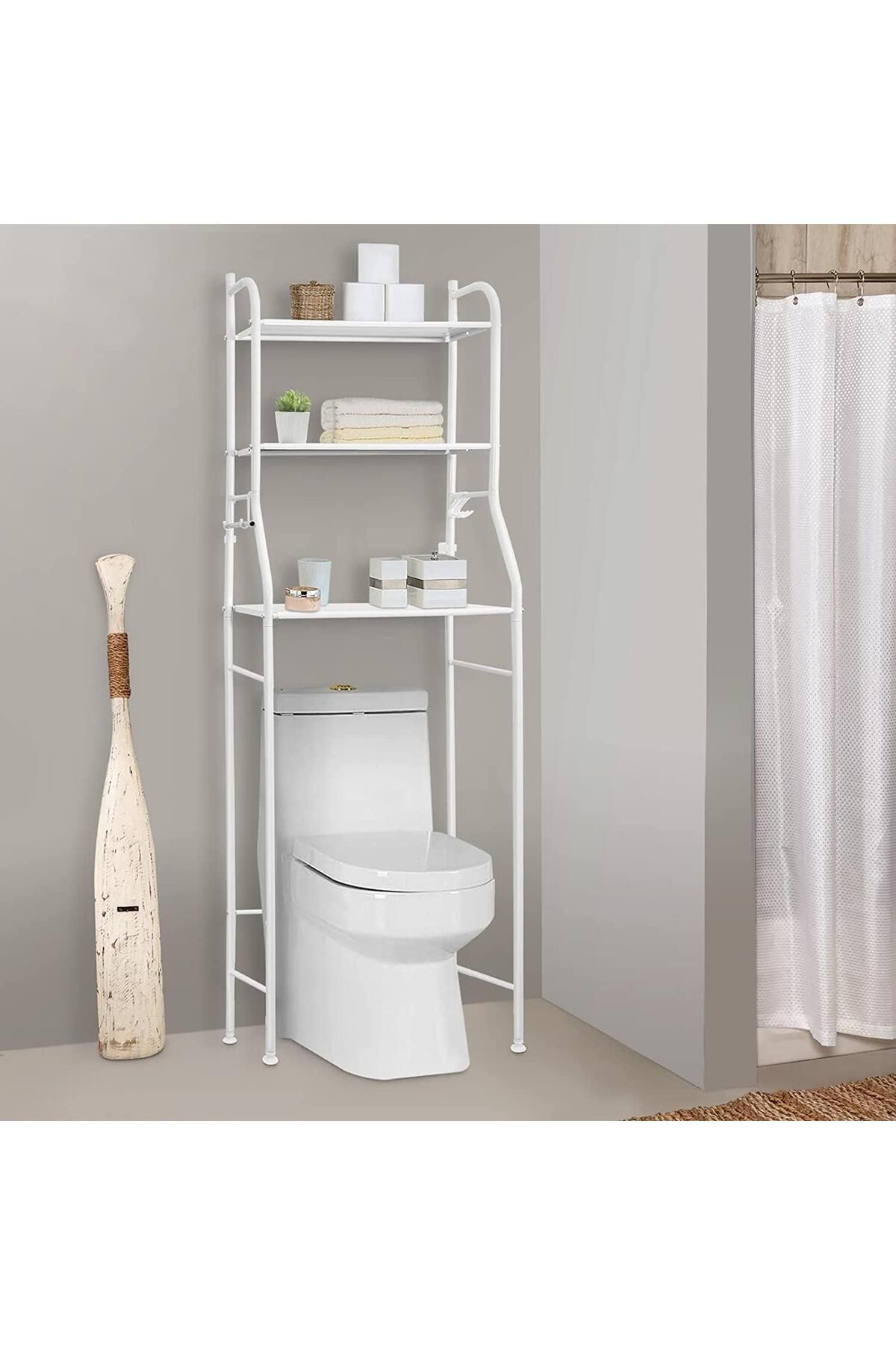 Generic-Bathroom Storage and Organization Shelves with 3 Shelves || White 1
