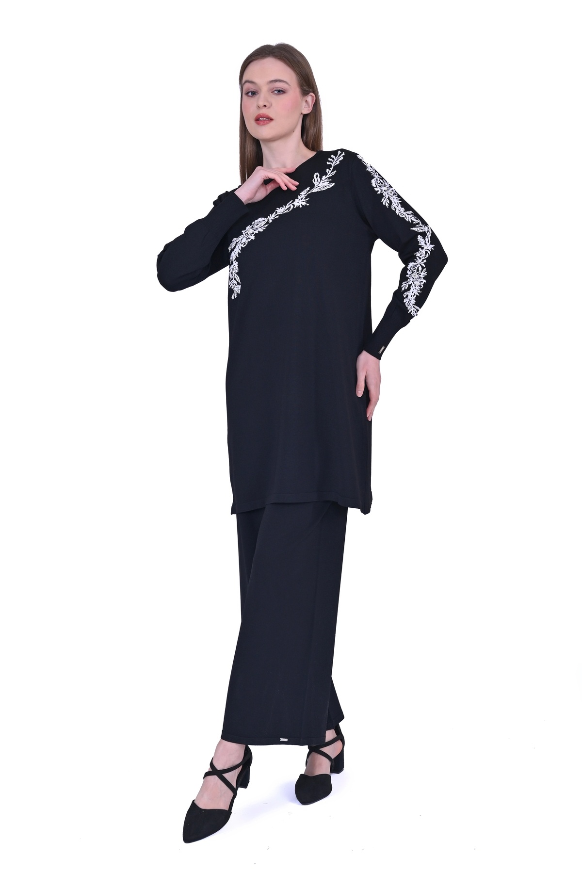 Invee-Invee 6849 Güldalı Knitwear Tunik 4