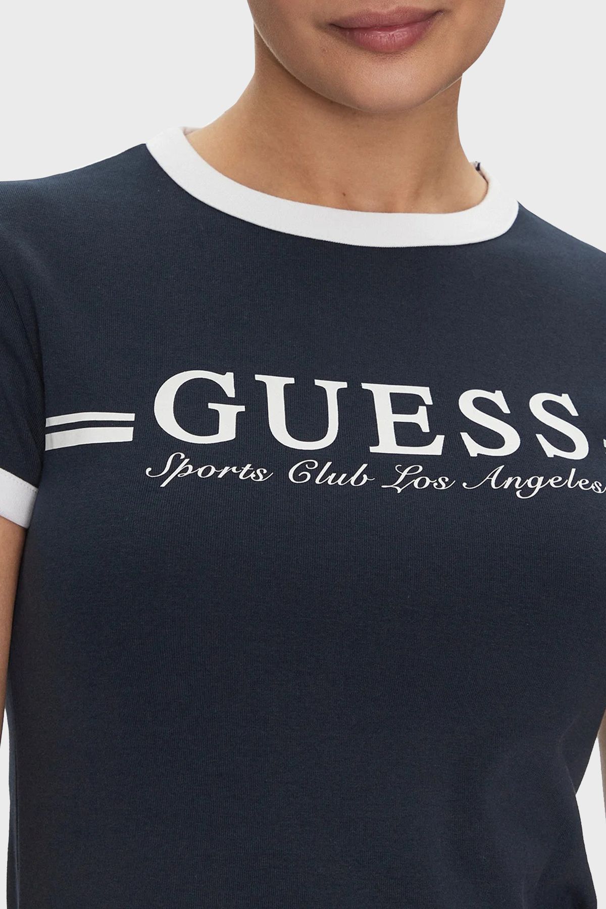 Guess-Μίνι φόρεμα Active Stretch Βαμβακερό Slim Fit με λογότυπο V5GK02KCQX1 ΦΟΡΕΜΑ V5GK02 KCQX1 A71W 4