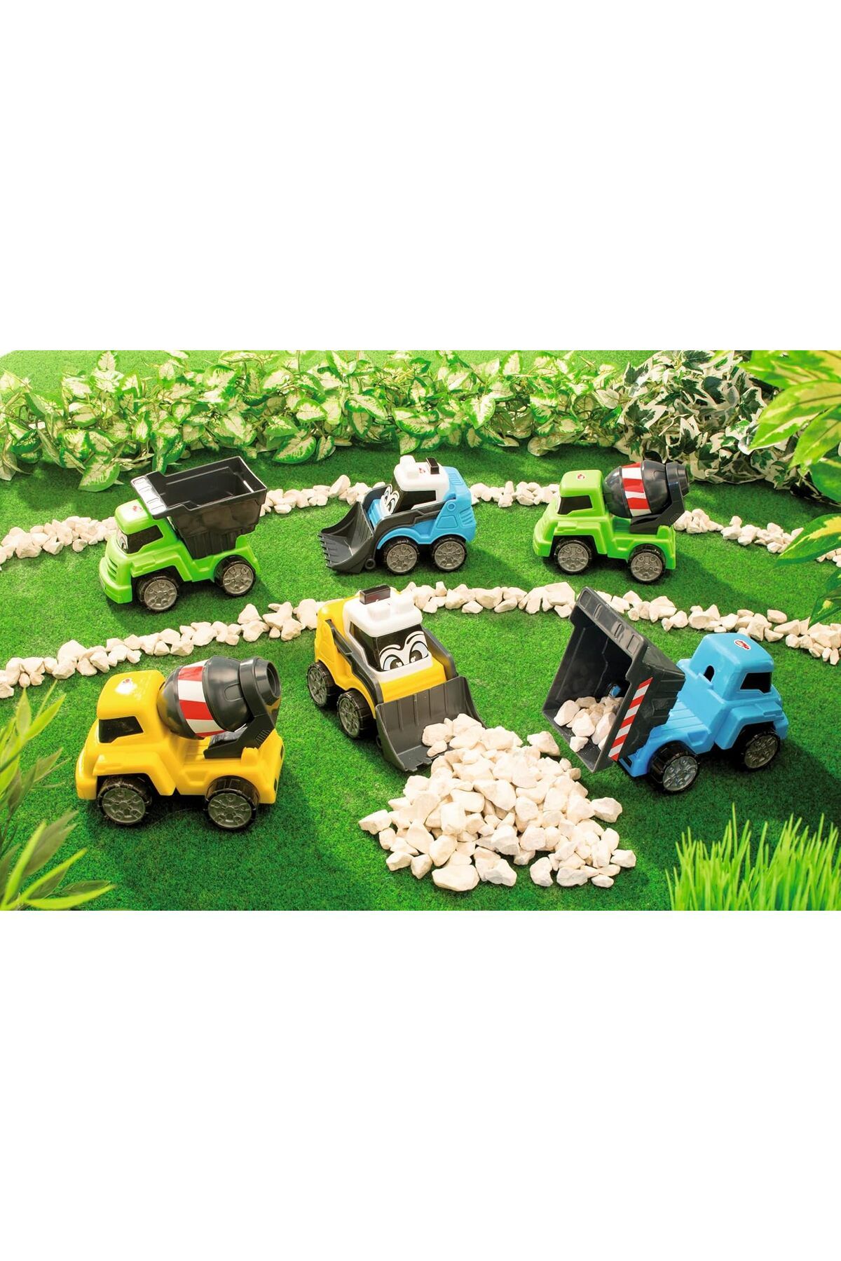 Dickie Toys-ABC Happy Builder Construction Vehicle, for Ages 1+ Years Old, 6 Assorted Models&Colors 6