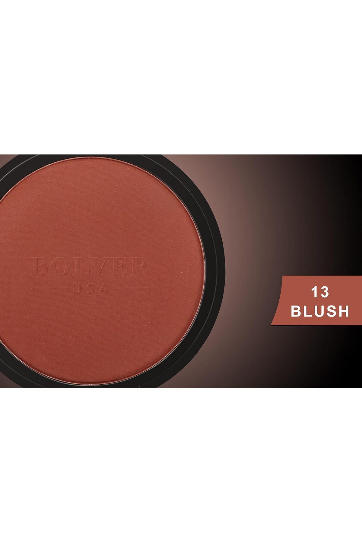 Bolver-- Blush 13 Highly Pigmented Powder Blush, Smudge-Resistant Formula For Long-Lasting Touch- Red 4