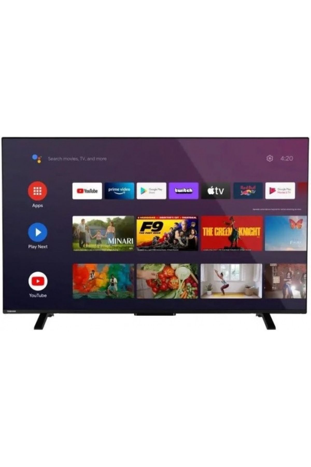 Toshiba 55QA2363DT 55" 139 Ekran Uydu Alıcılı 4K Ultra HD Android QLED TV