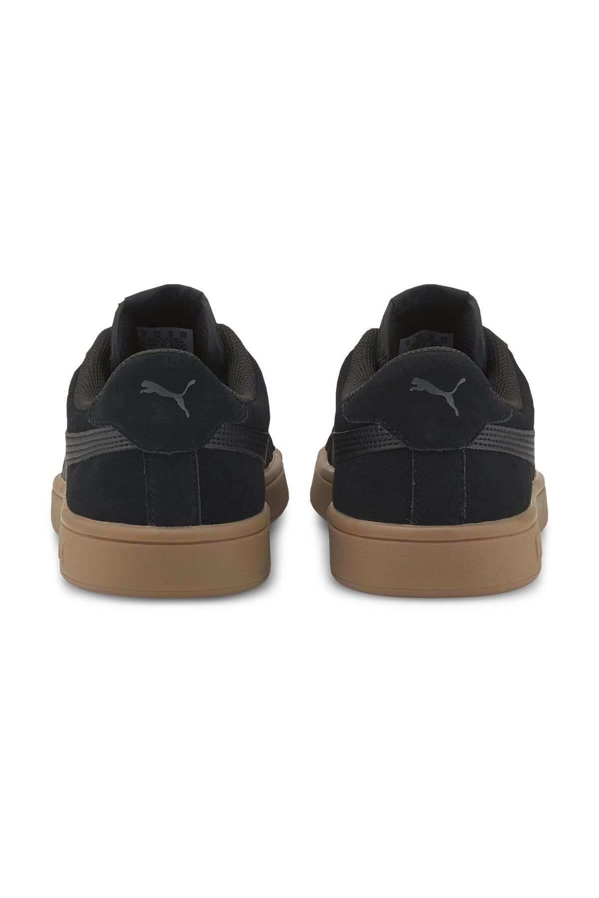 Puma-Čierne pánske kožené tenisky SMASH V2 100323979 2